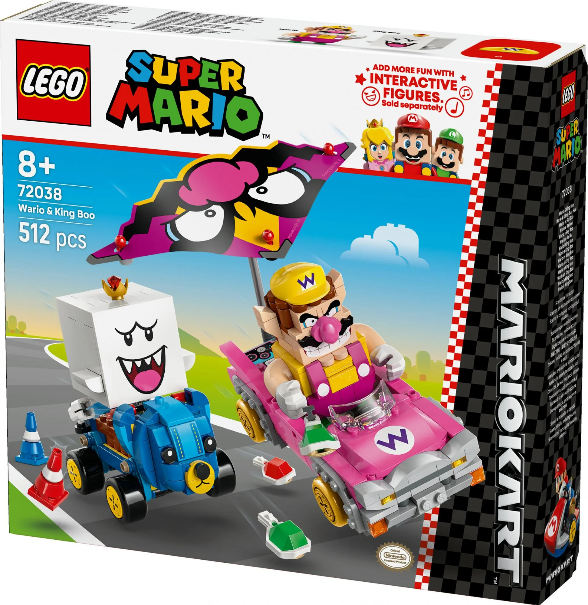 LEGO - Super Mario - Mario Kart™ – Wario & King Boo (72038)