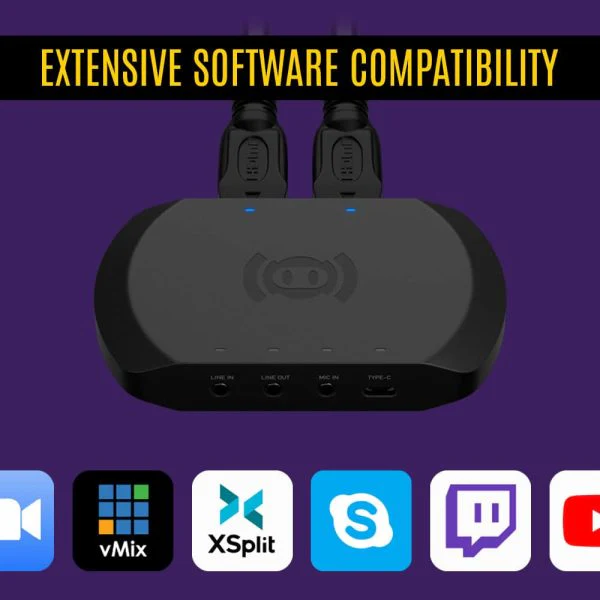 Streamplify CAPTURE. Capture Card. 4K30fps - Black