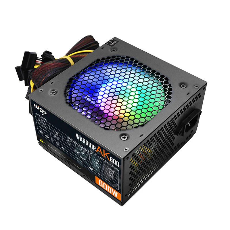 Computer Power Supply Aigo AK600 RGB (black)