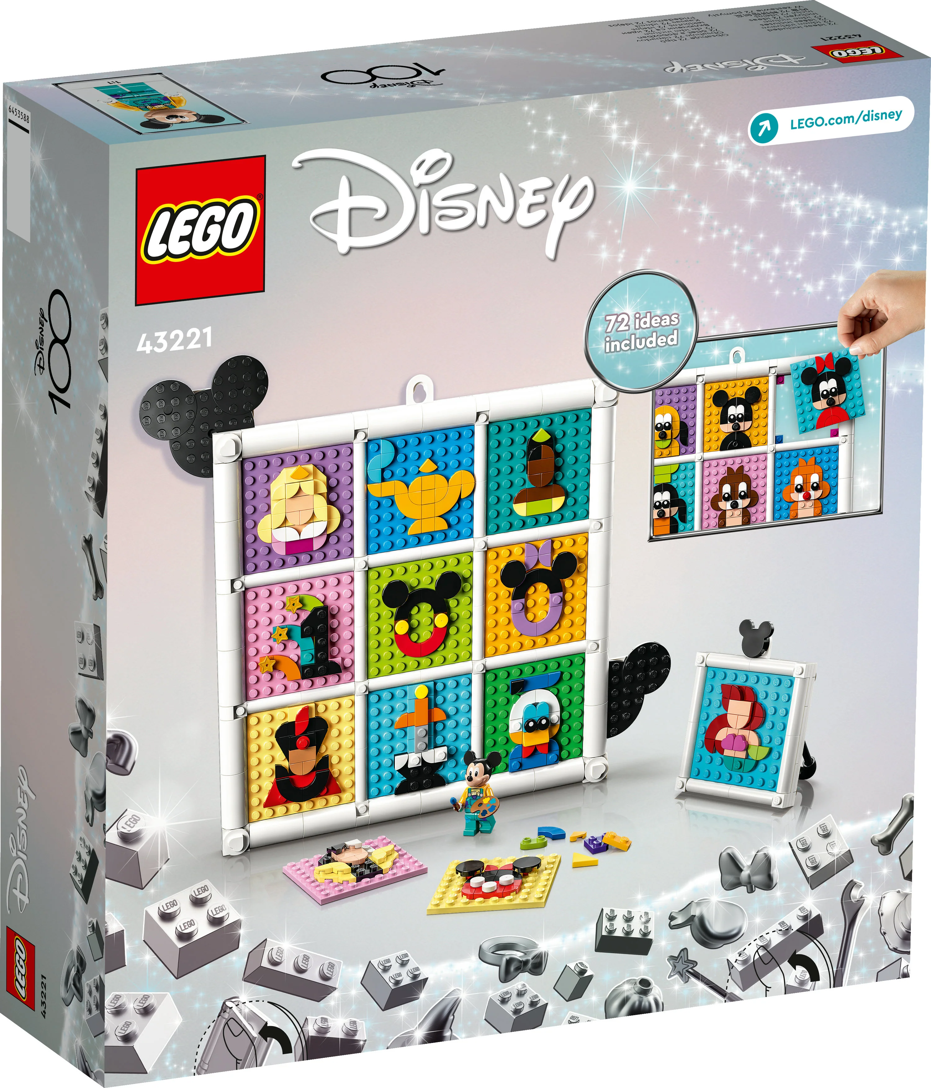 LEGO 43221 Disney 100 år Disney Animerede Ikoner
