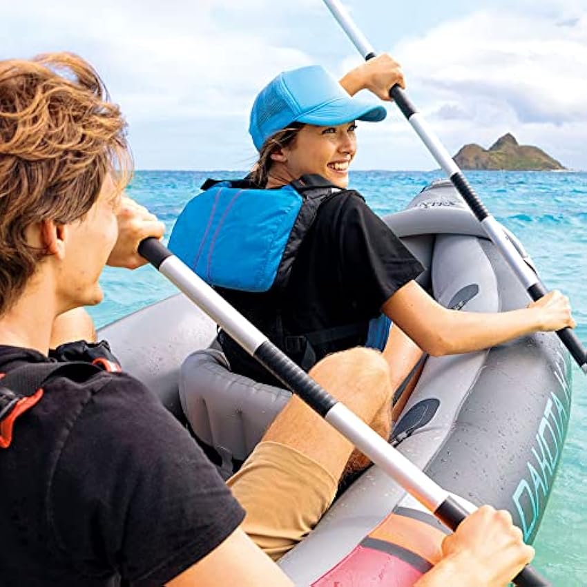 INTEX 2-Person Inflatable Kayak Set.Dakota K2 with 86in Oar