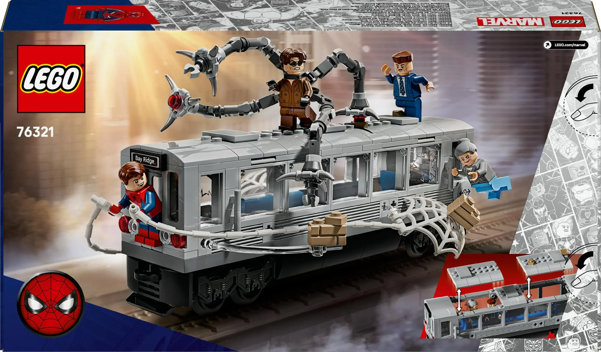 LEGO - Super Heroes - Spider-Man vs. Doc Ock: Subway Train Scene (76321)