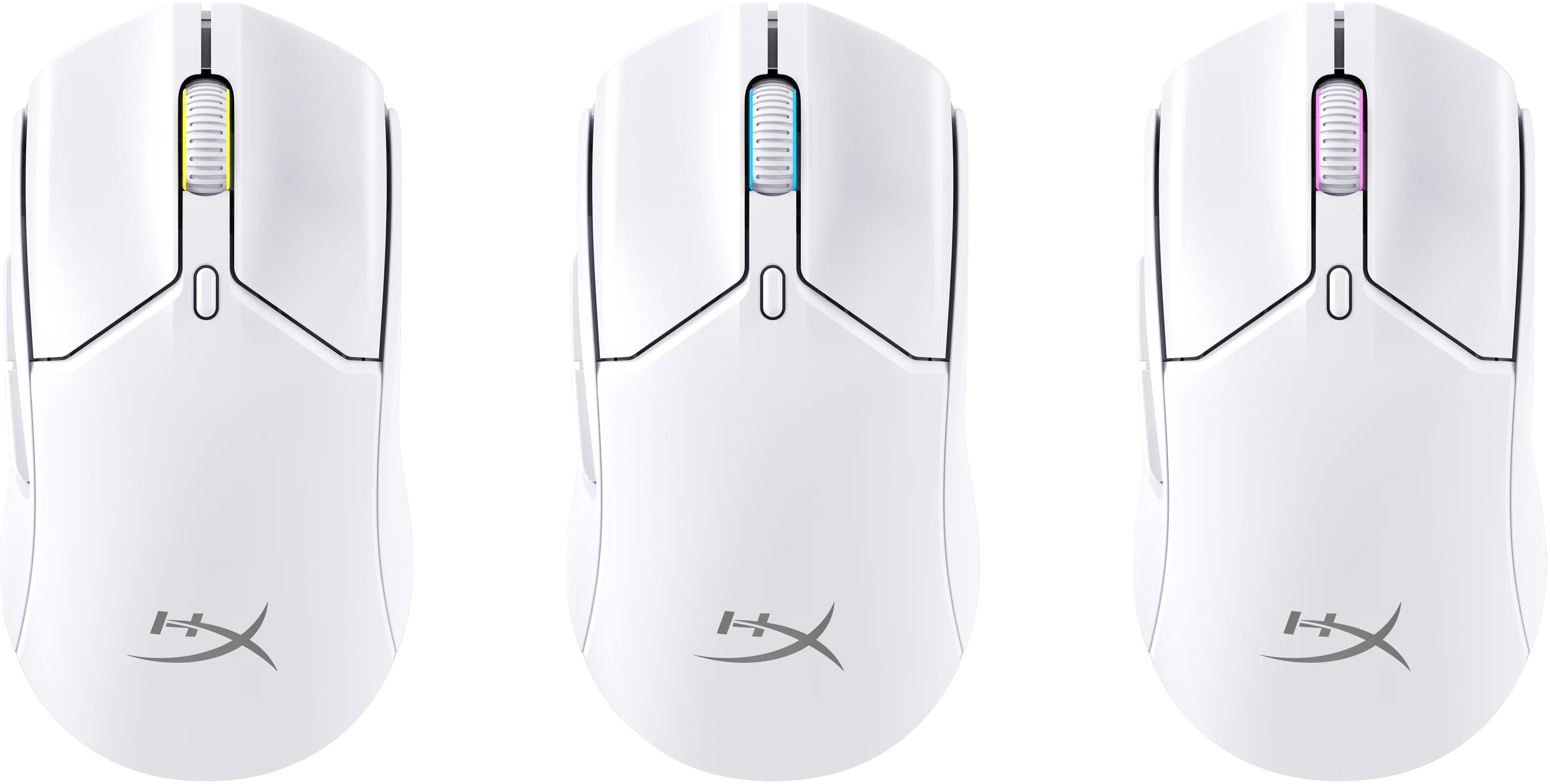 HyperX Pulsefire Haste 2 Mini Optisk Trådløs Kabling Hvid