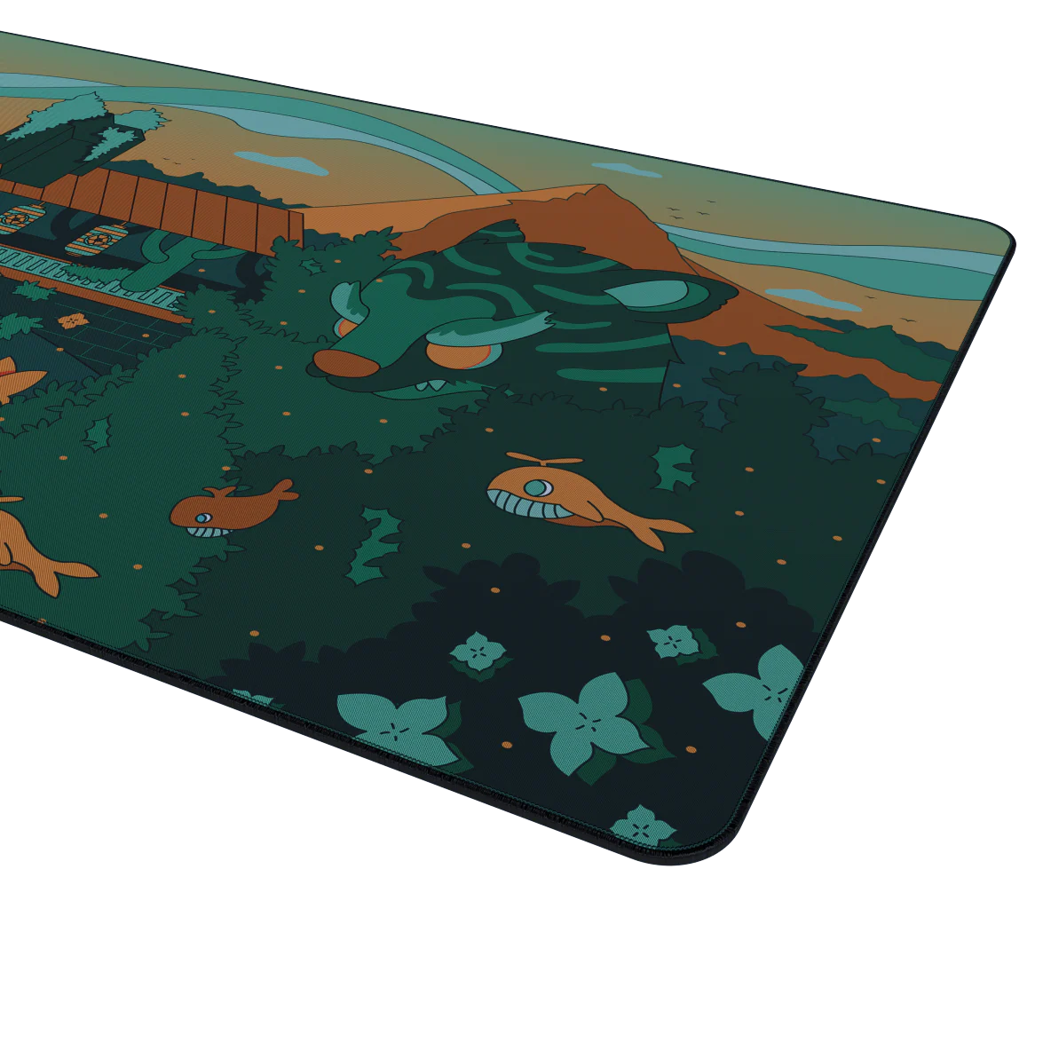 Mighty Setup - Fantasy Forest Green Musemåtte