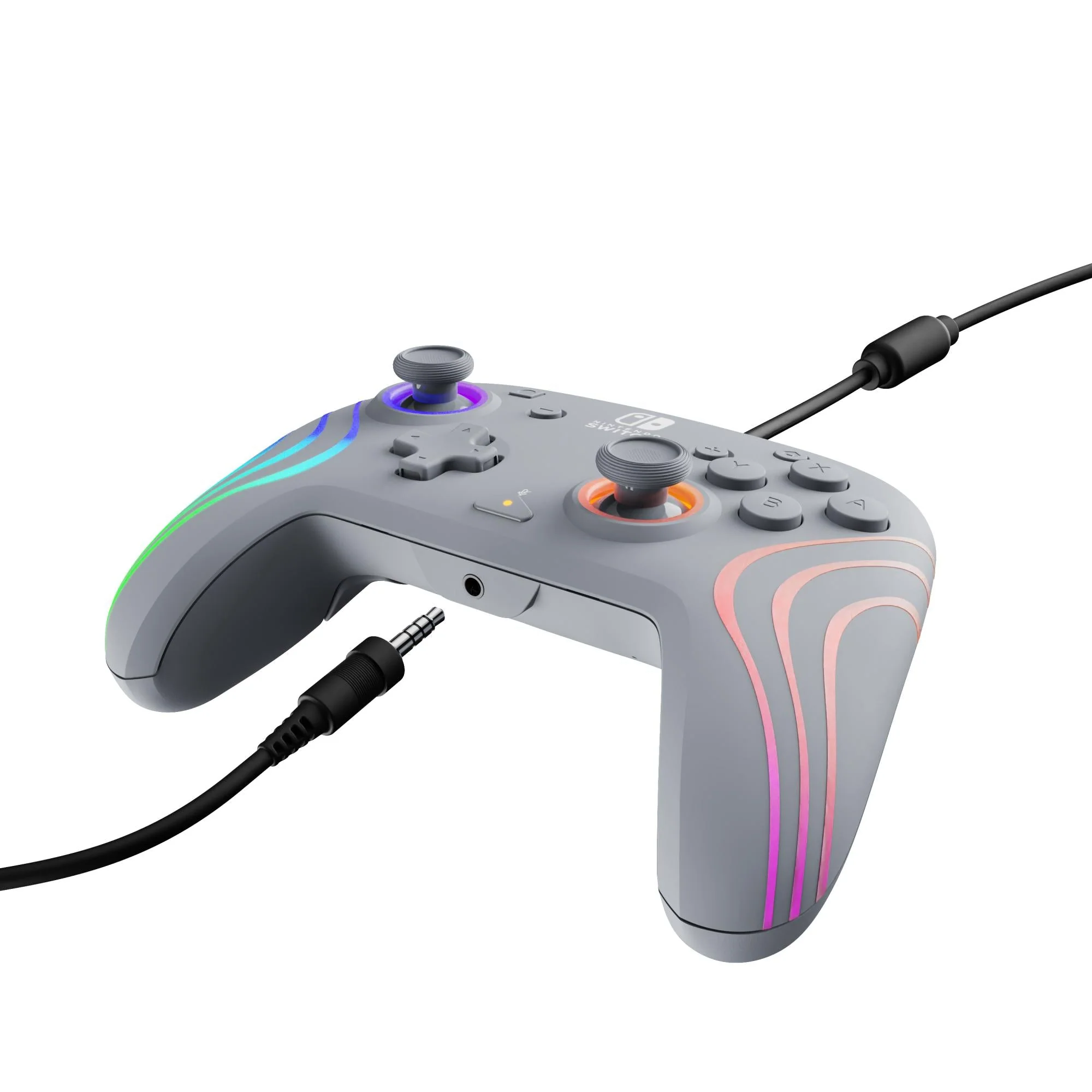 PDP Afterglow Wave Kablet Controller Grå Switch