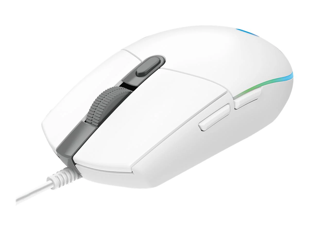 Logitech Gaming Mouse G102 LIGHTSYNC optisches Kabel weiß