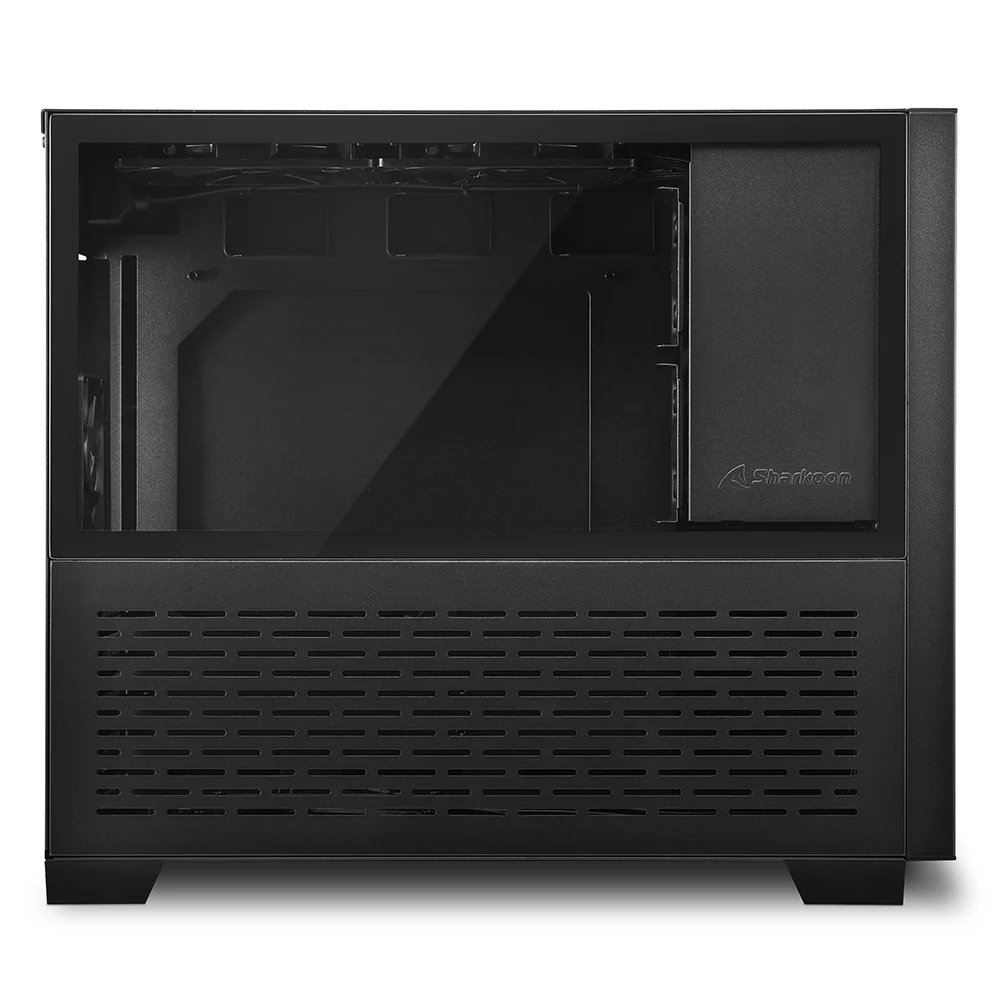 Sharkoon MS-Y1000. gaming tower case (black. tempered glass side panel)