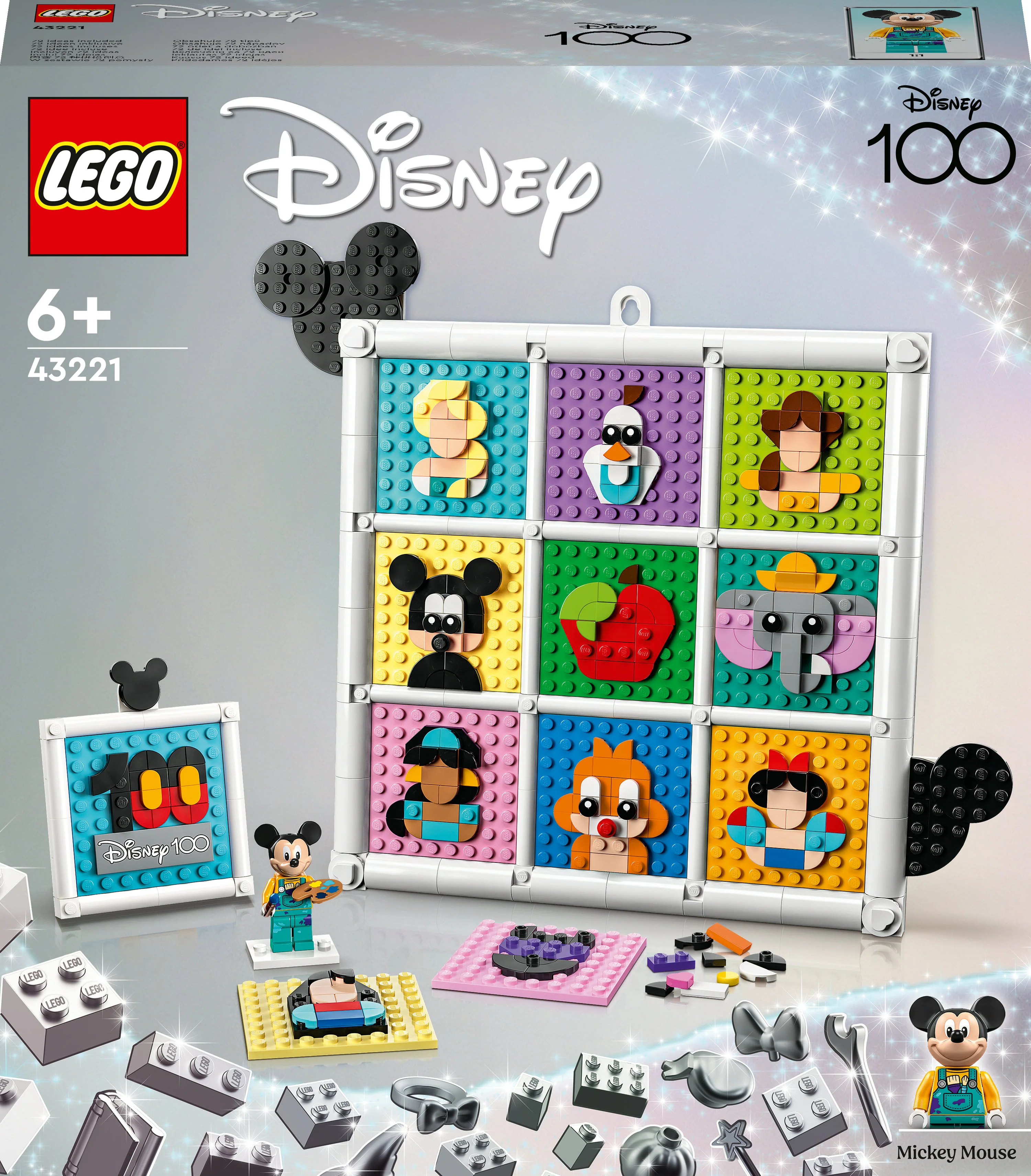 LEGO 43221 Disney 100 år Disney Animerede Ikoner