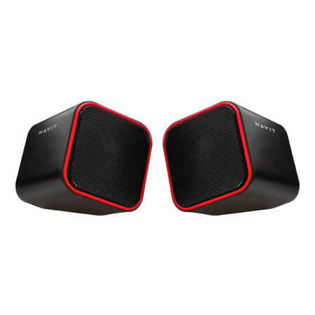 Havit HV-SK473-BR USB 2.0 speaker (sort-rød)