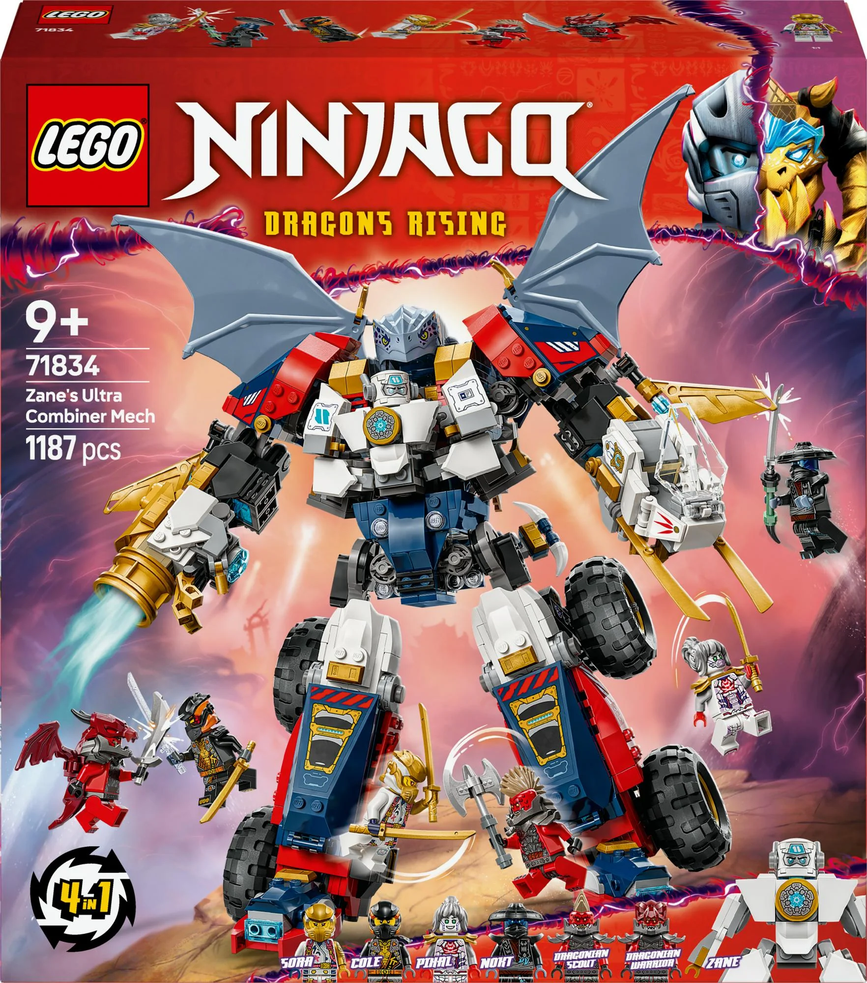 LEGO 71834 Ninjago Zane's Ultra Combo Mech