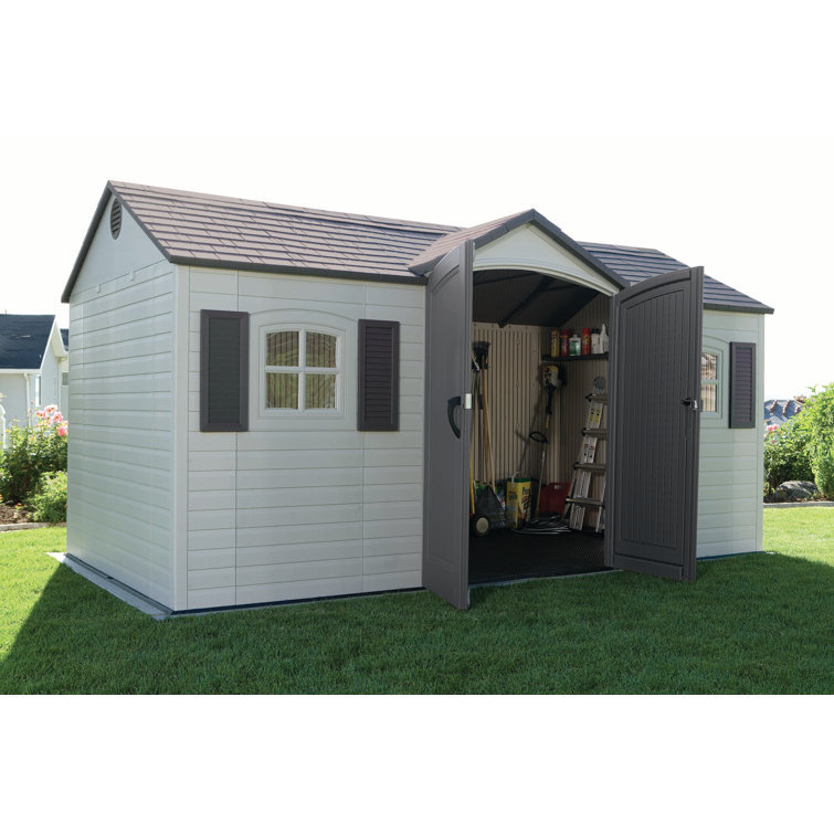 457 cm x 244 cm Ger&auml;teschuppen aus Kunststoff