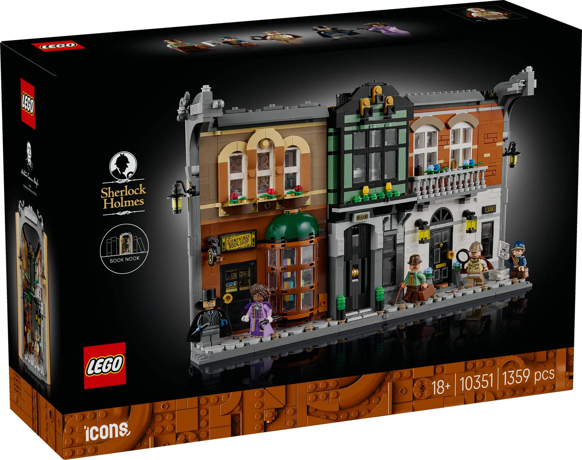 LEGO Icons – Sherlock Holmes: Book Nook