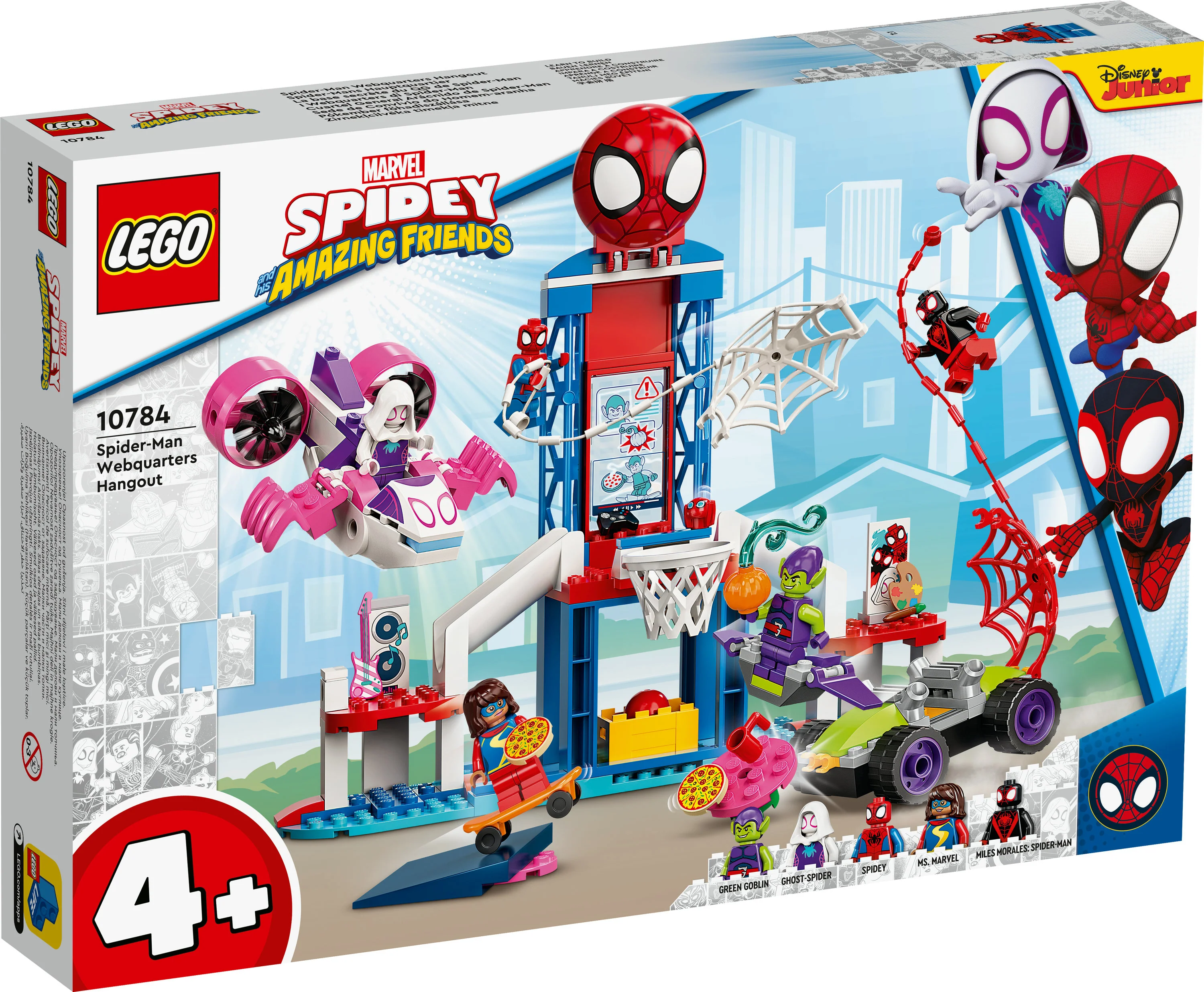 LEGO 4+ Spider-Man's Hovedkvarter - 10784