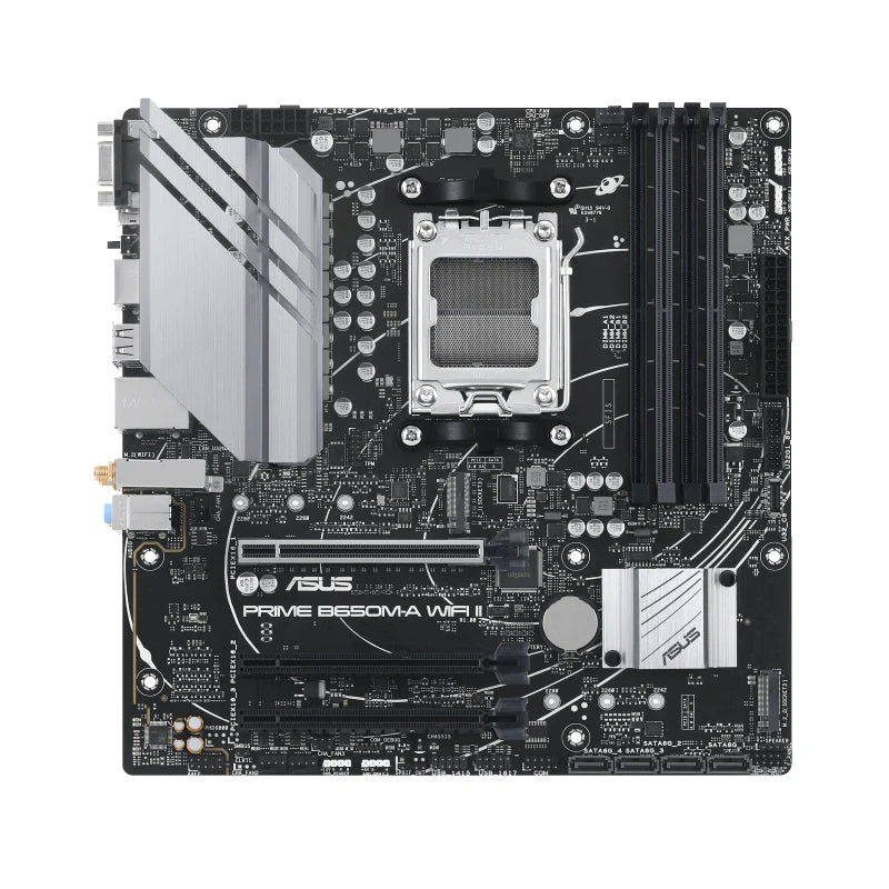 ASUS PRIME B650M-A WIFI II (mATX. B650. AM5) - Bundkort