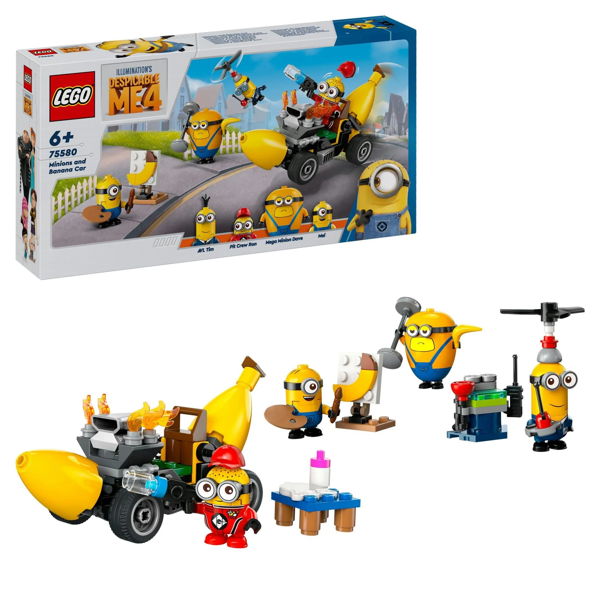 LEGO 75580 Minions and the Banana Car
