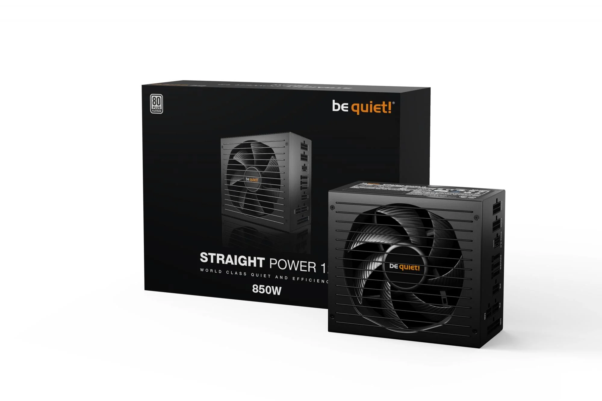 be quiet! Straight Power 12 Platinum 850W ATX3.0. PC power supply (black. 1x 12VHPWR. 4x PCIe. cable management. 850 watts)