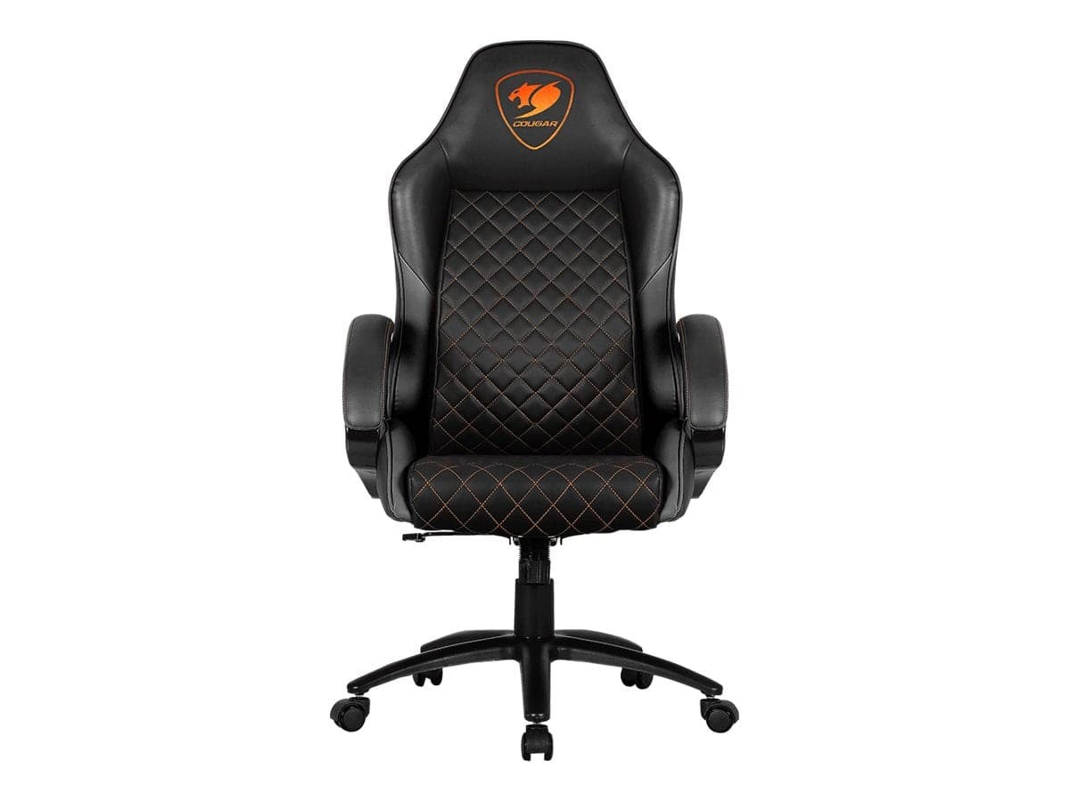 Cougar Fusion Black Gamer Stuhl Schwarz Orange