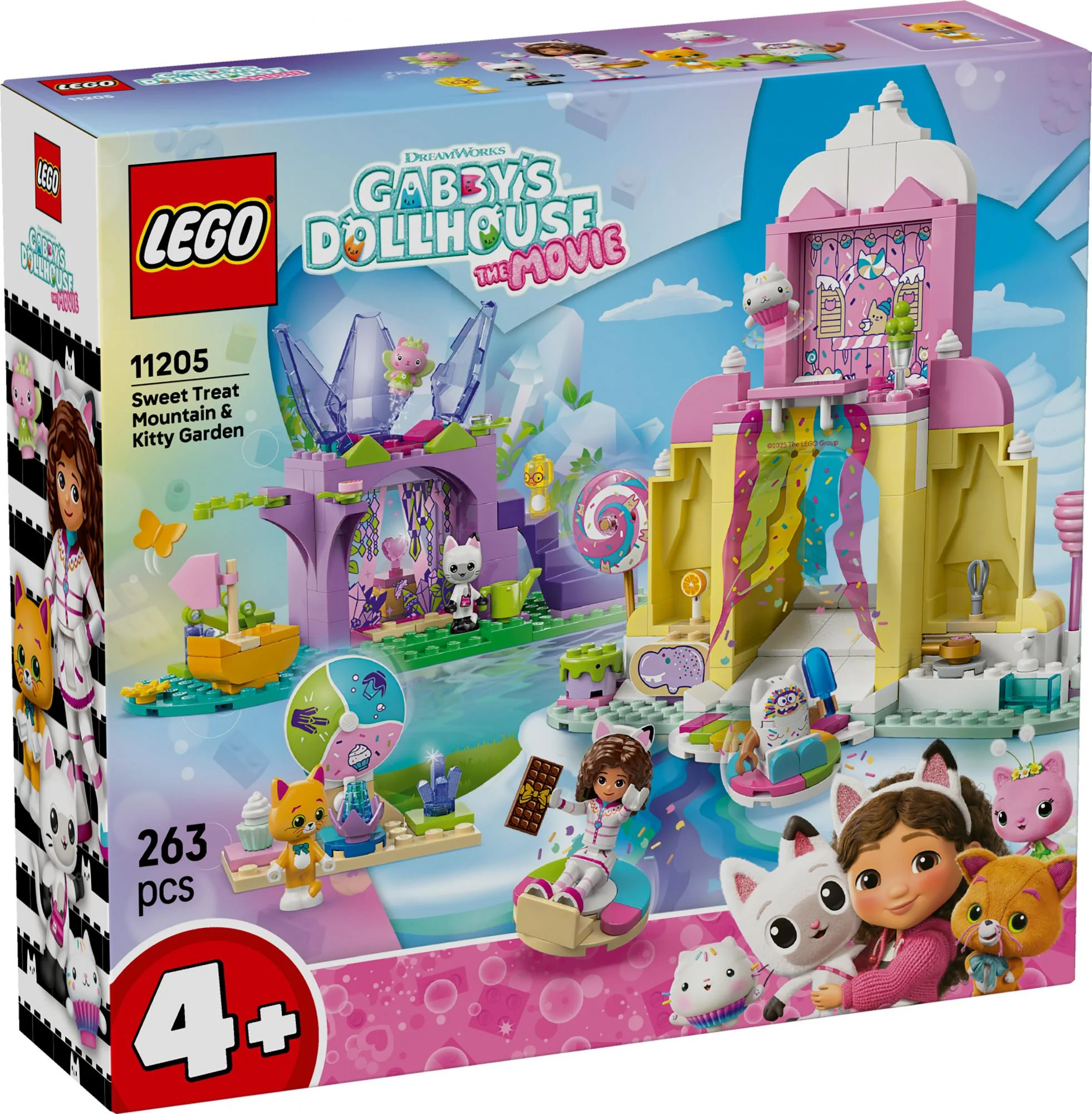 LEGO - Gabby's Dollhouse - Sweet Treat Mountain & Kitty Garden (11205)