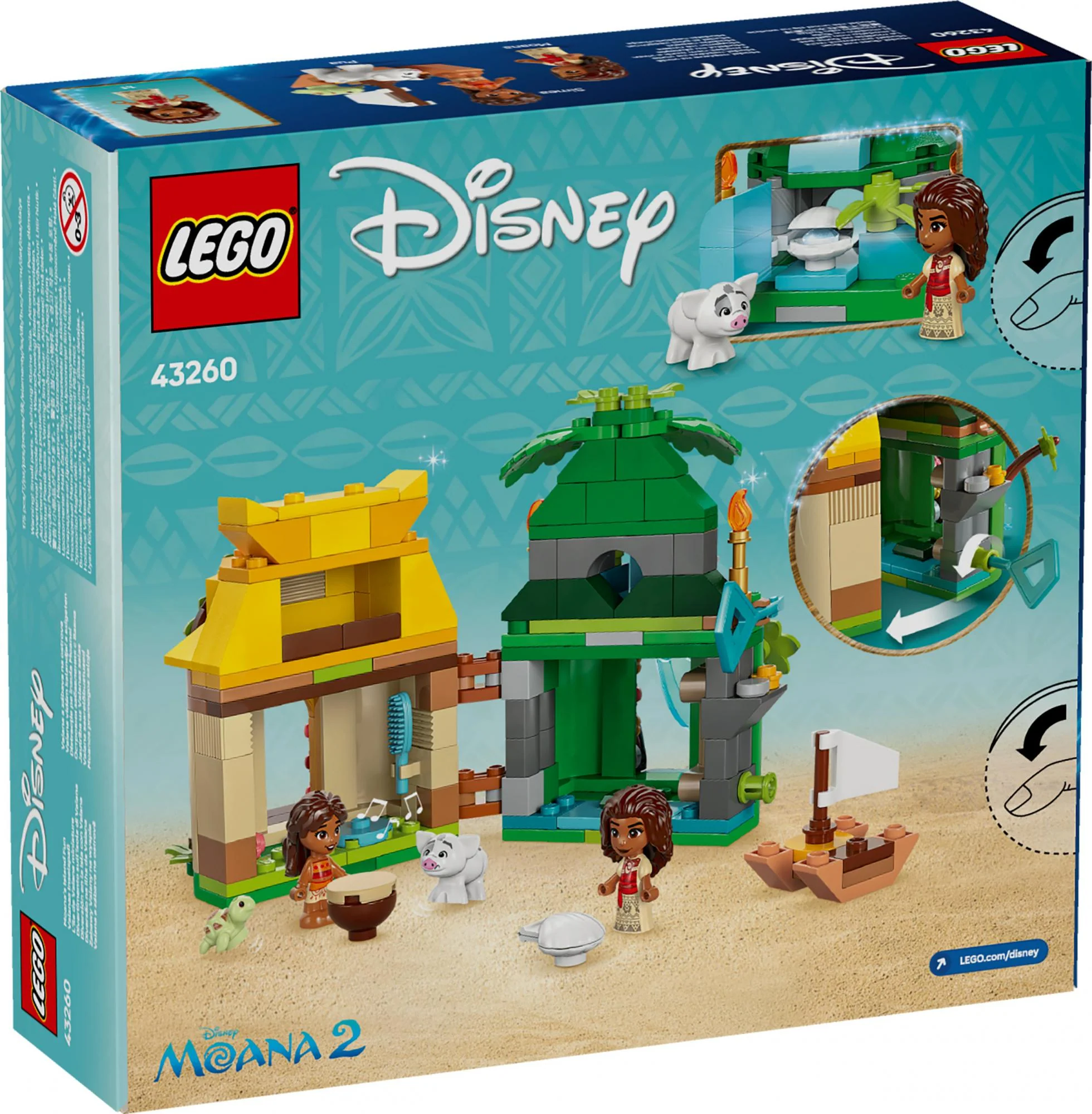LEGO 43260 Disney Princess Vaiana's Island Fun