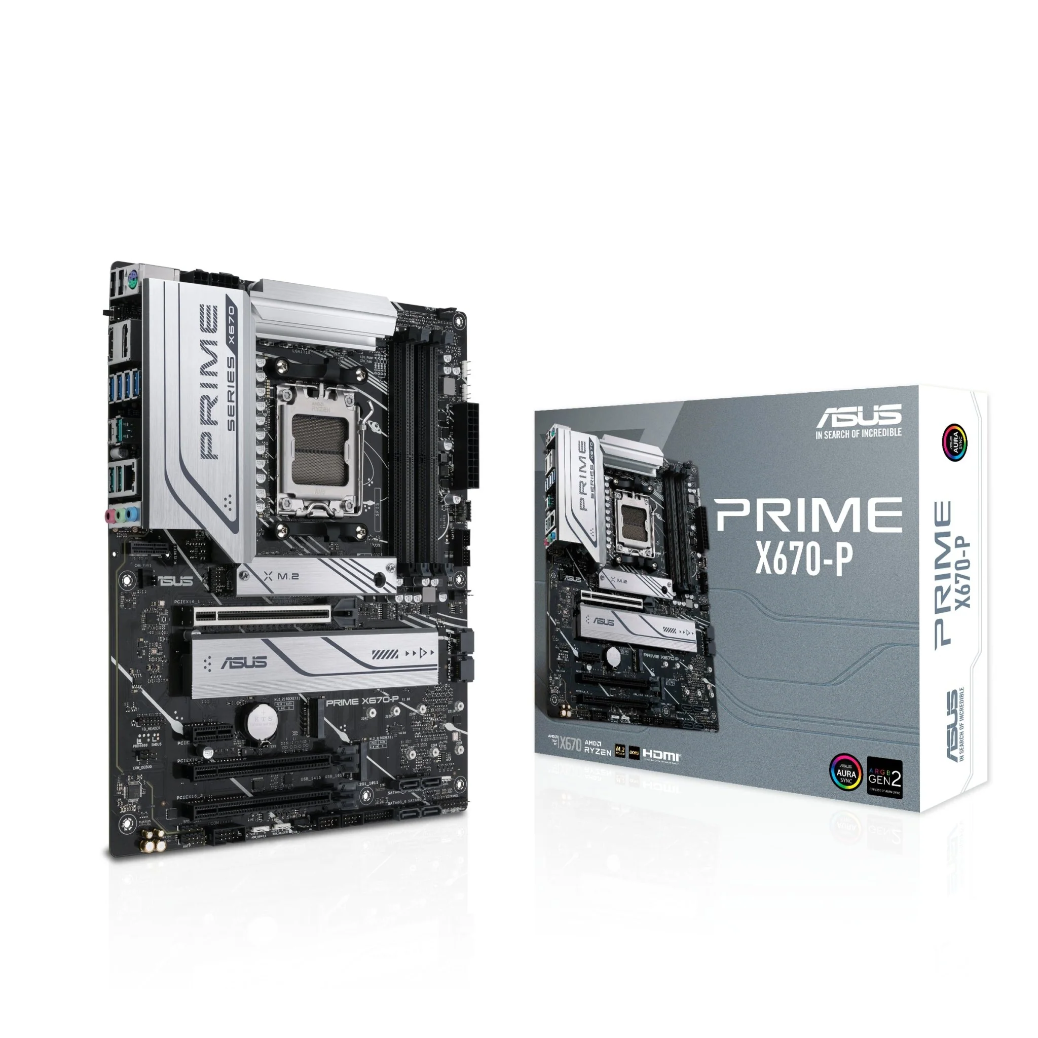ASUS PRIME X670-P.  - Bundkort- AM5