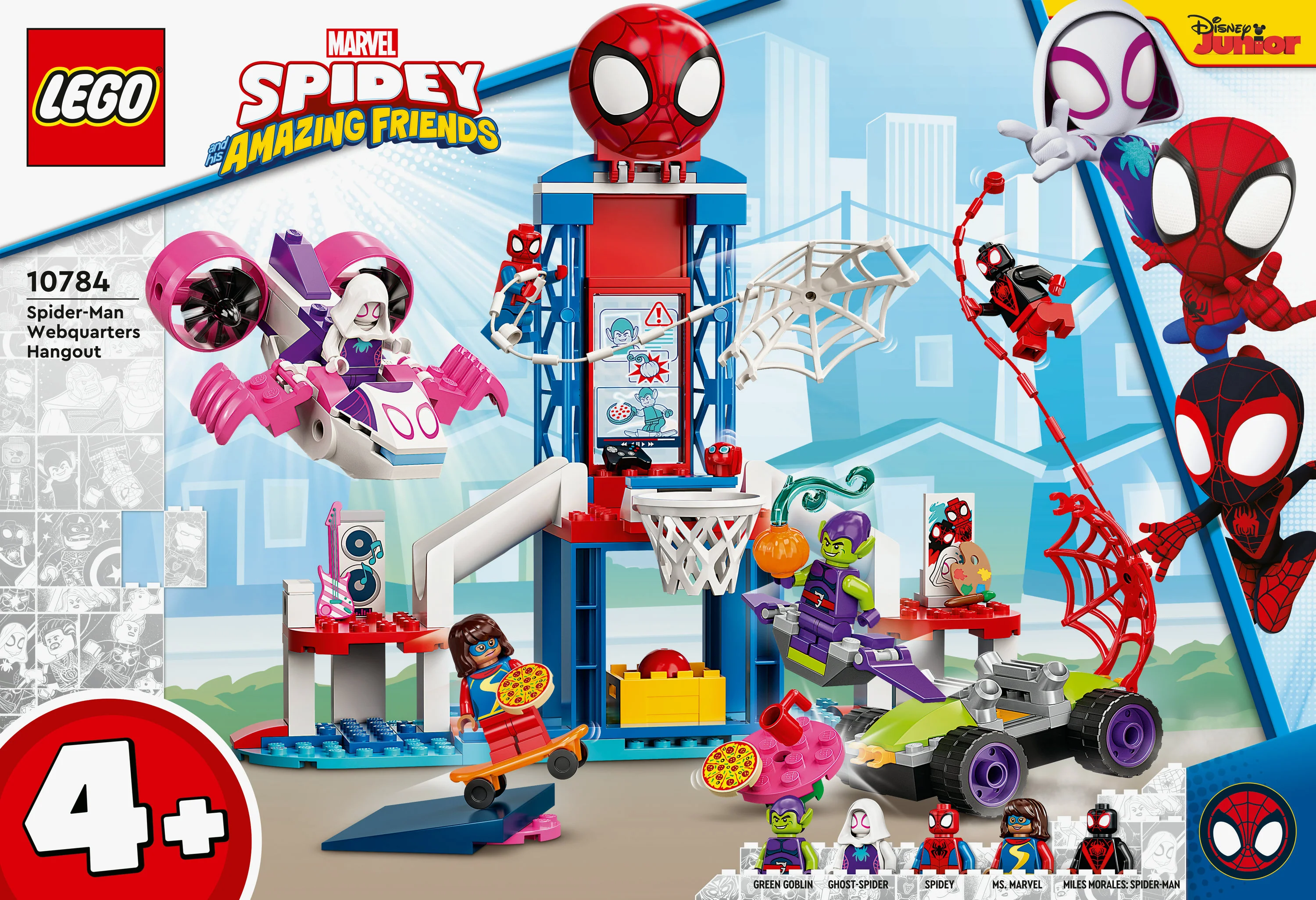 LEGO 4+ Spider-Man's Hovedkvarter - 10784