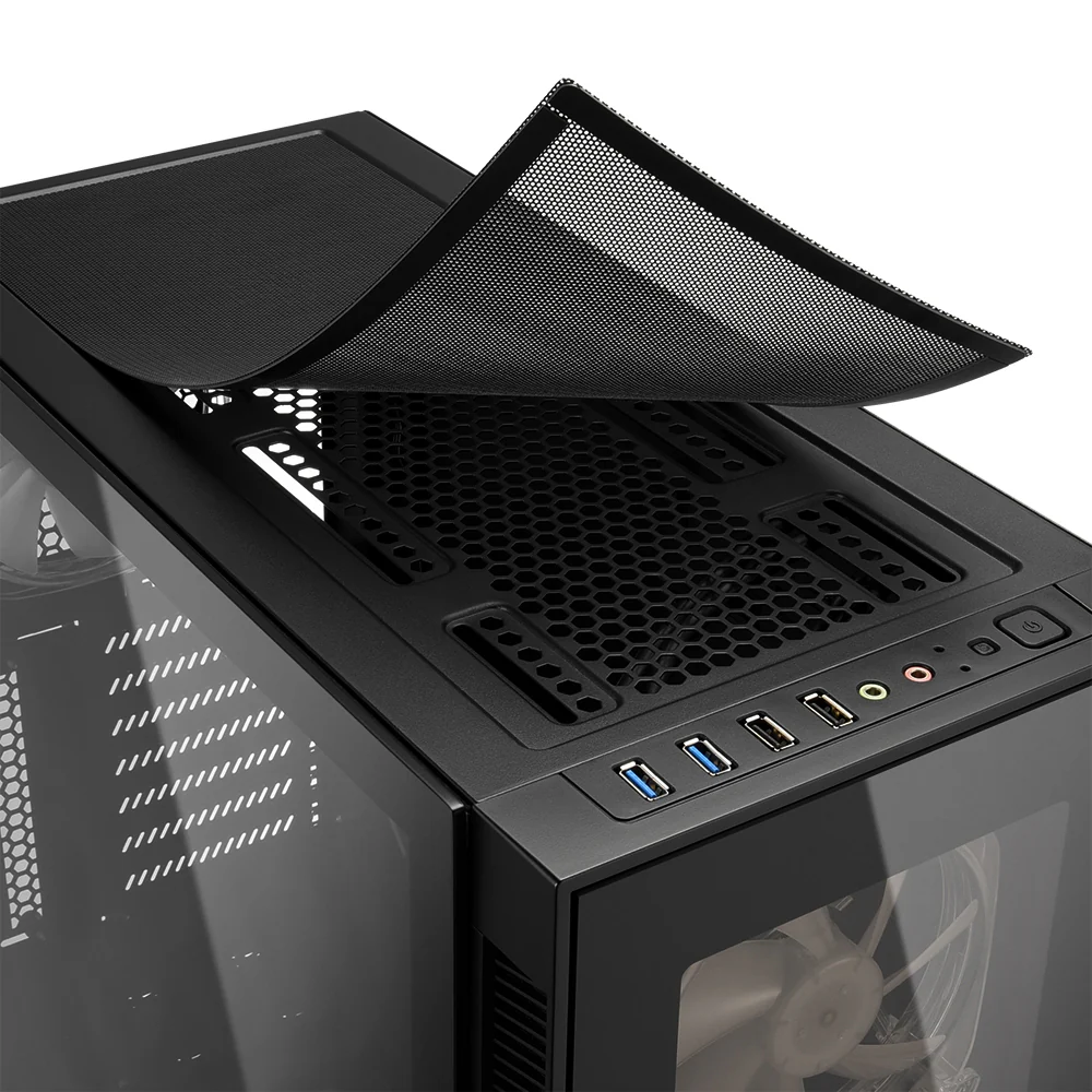 Sharkoon TG5 PRO RGB. tower case (black)