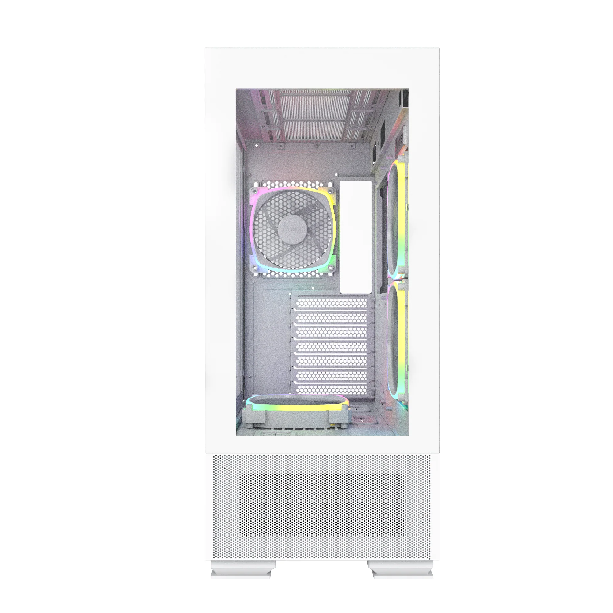 Montech Sky Two White – Midi-Tower. E-ATX. 4x ARGB-PWM-Lüfter