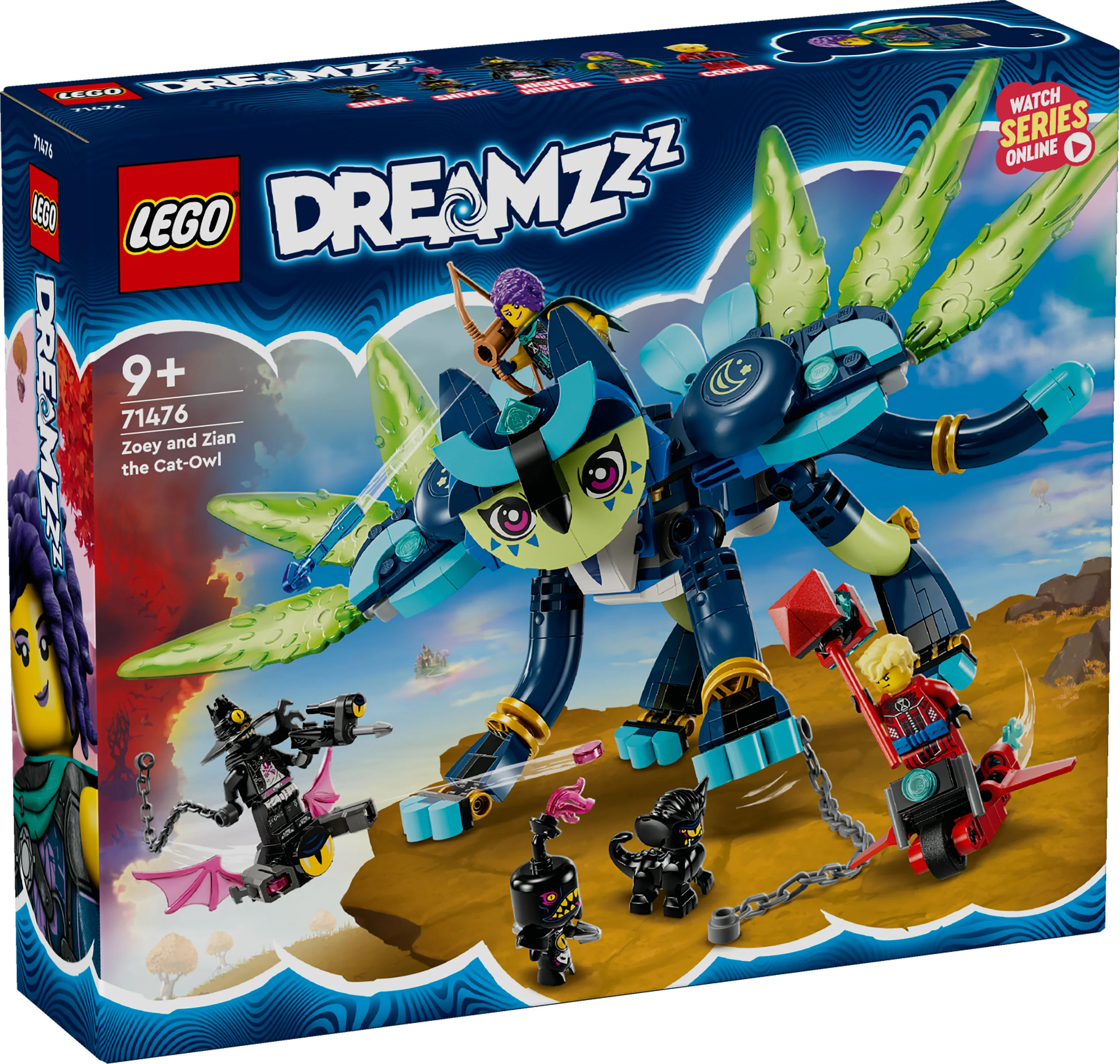 LEGO 71476 DREAMZzz Zoey and Zian kat uglen