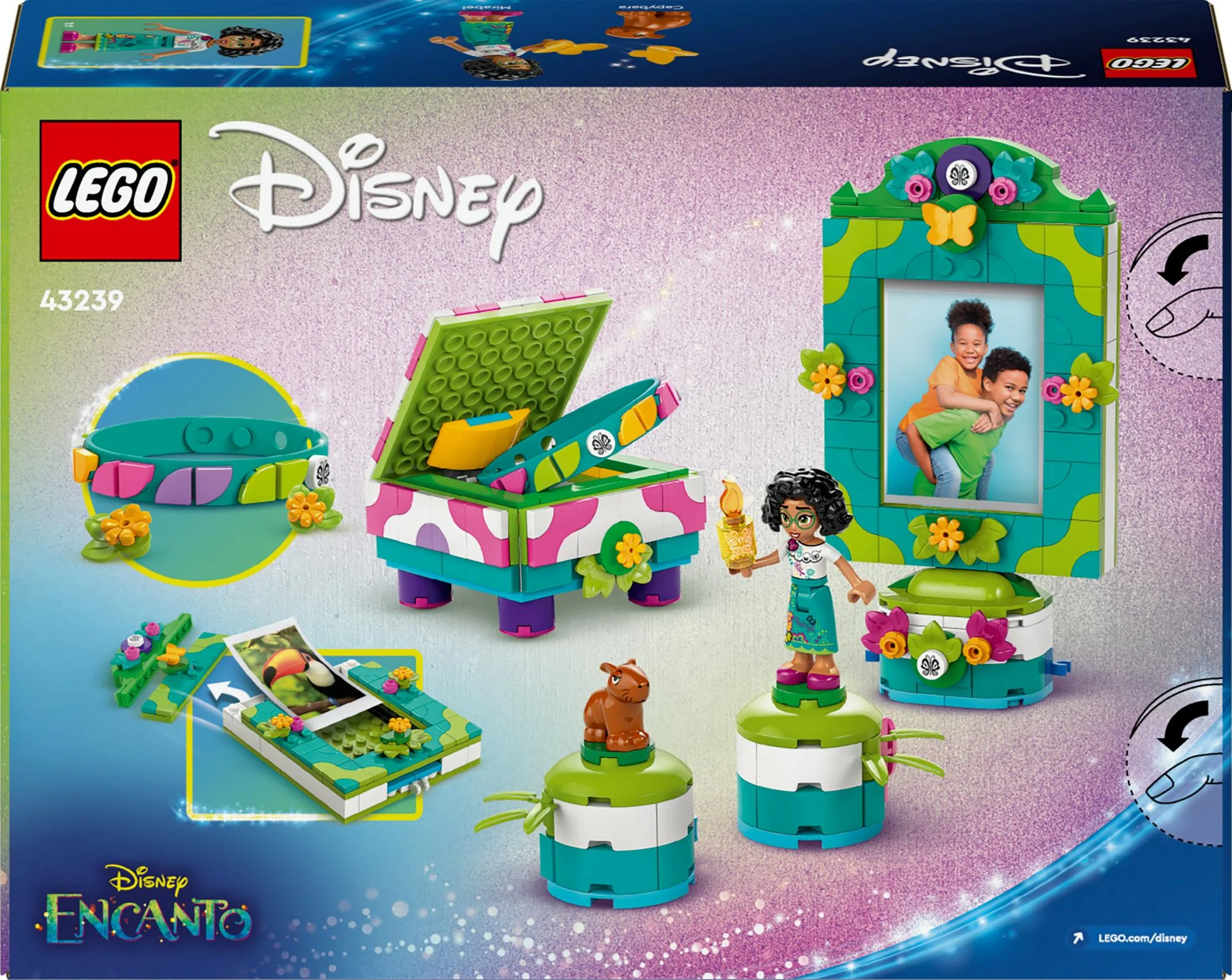 LEGO 43239 Disney Classic Mirabels photo frame and jewelry box