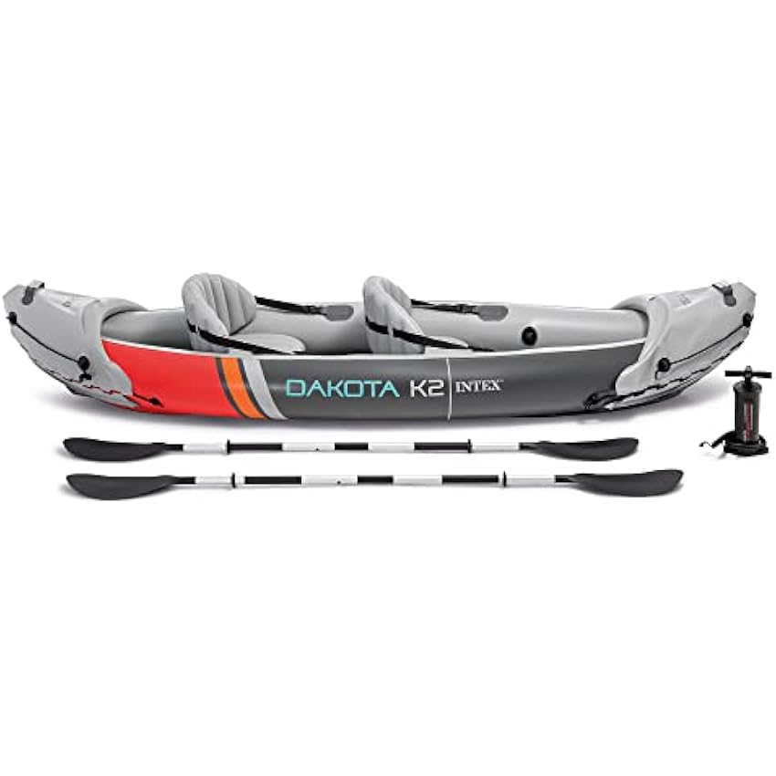 INTEX 2-Person Inflatable Kayak Set.Dakota K2 with 86in Oar
