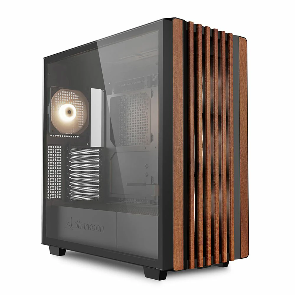 Sharkoon Rebel C70G RGB. tower case (black. tempered glass)