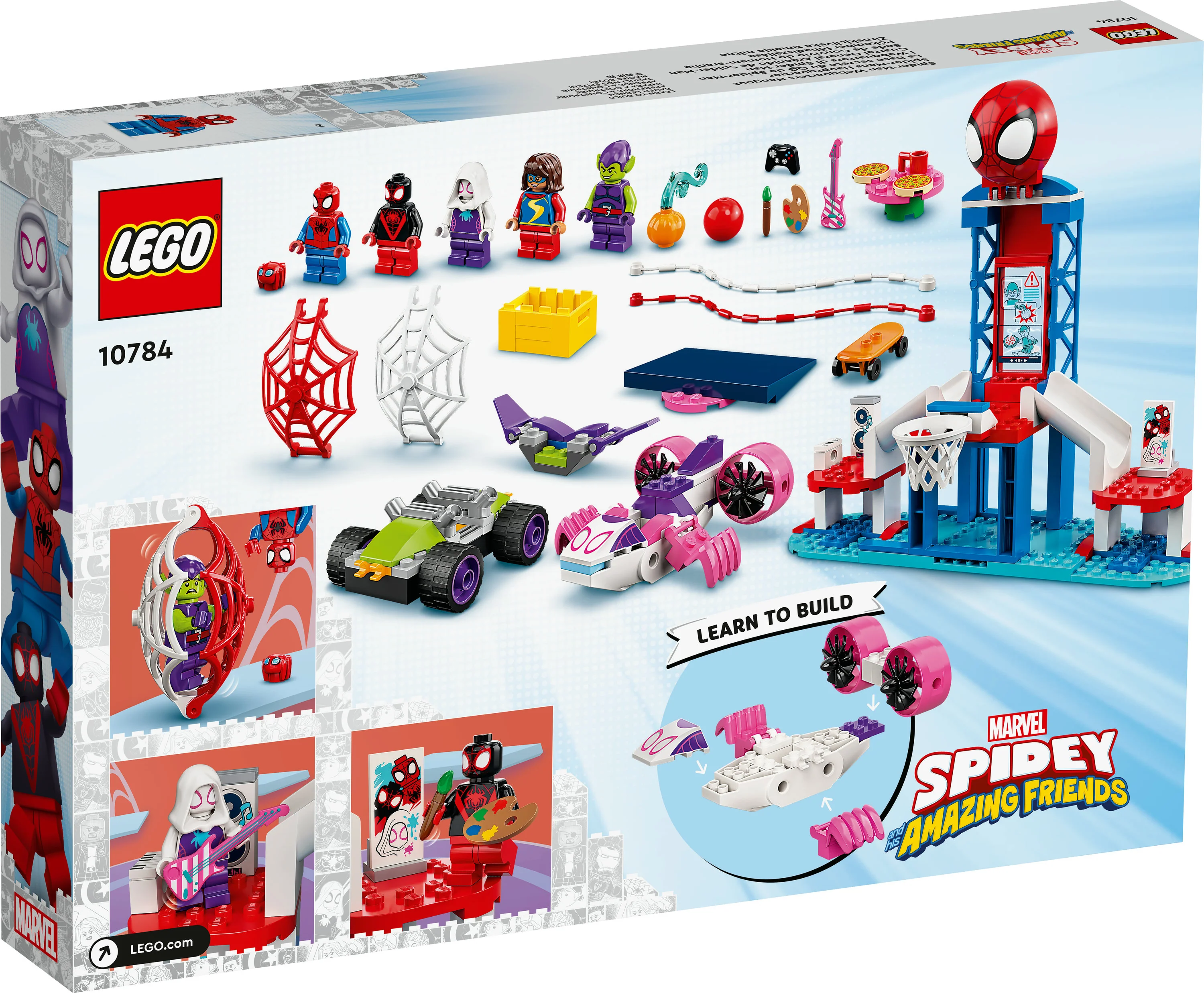 LEGO 4+ Spider-Man's Hovedkvarter - 10784