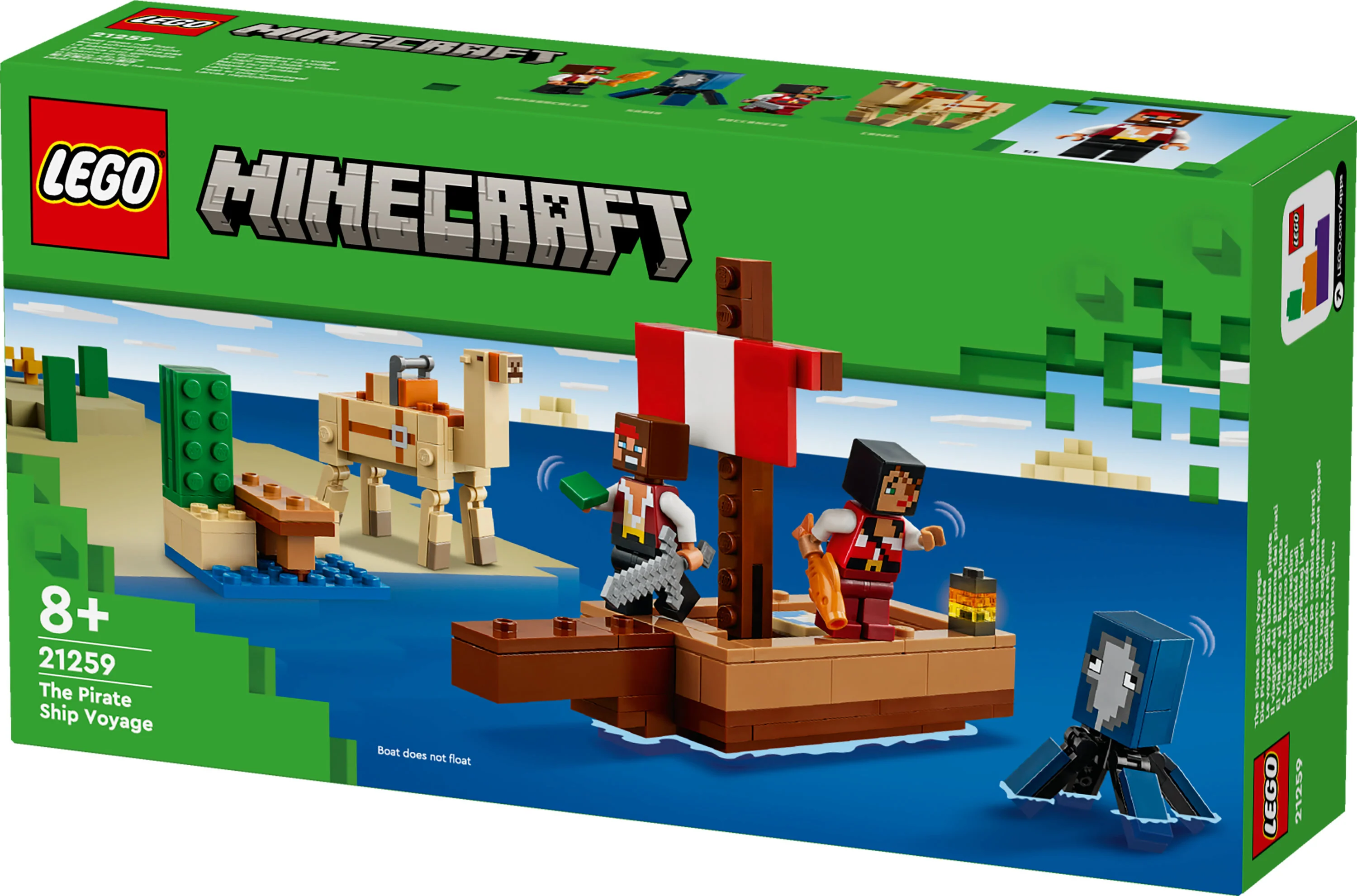 LEGO Minecraft - Piratskibets Rejse (21259)