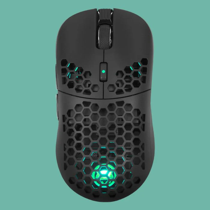 Gamiac PX71 Mus Sort Trødløs