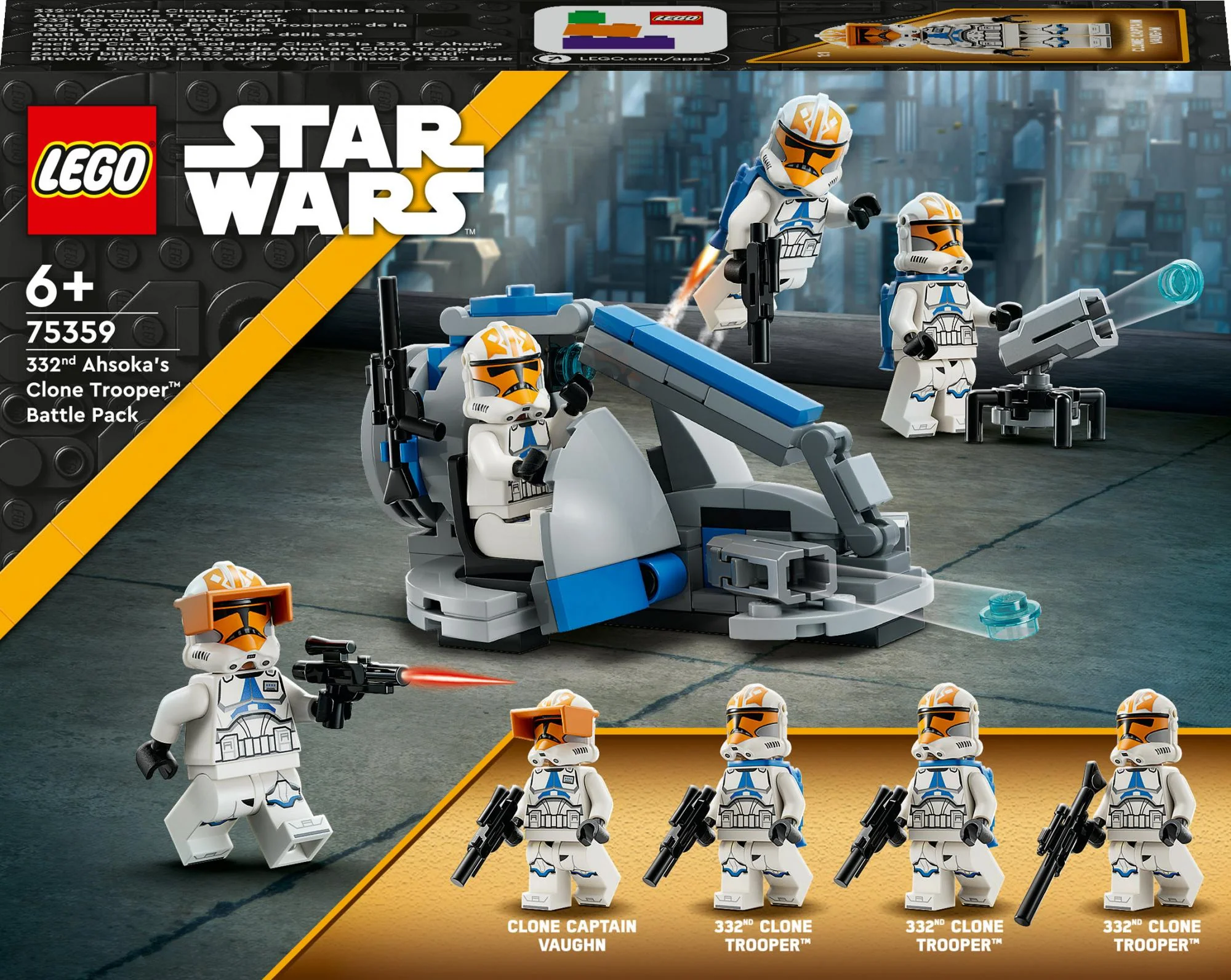 LEGO Star Wars - 332nd Ahsoka's Clone Trooper™ Battle Pack (75359)