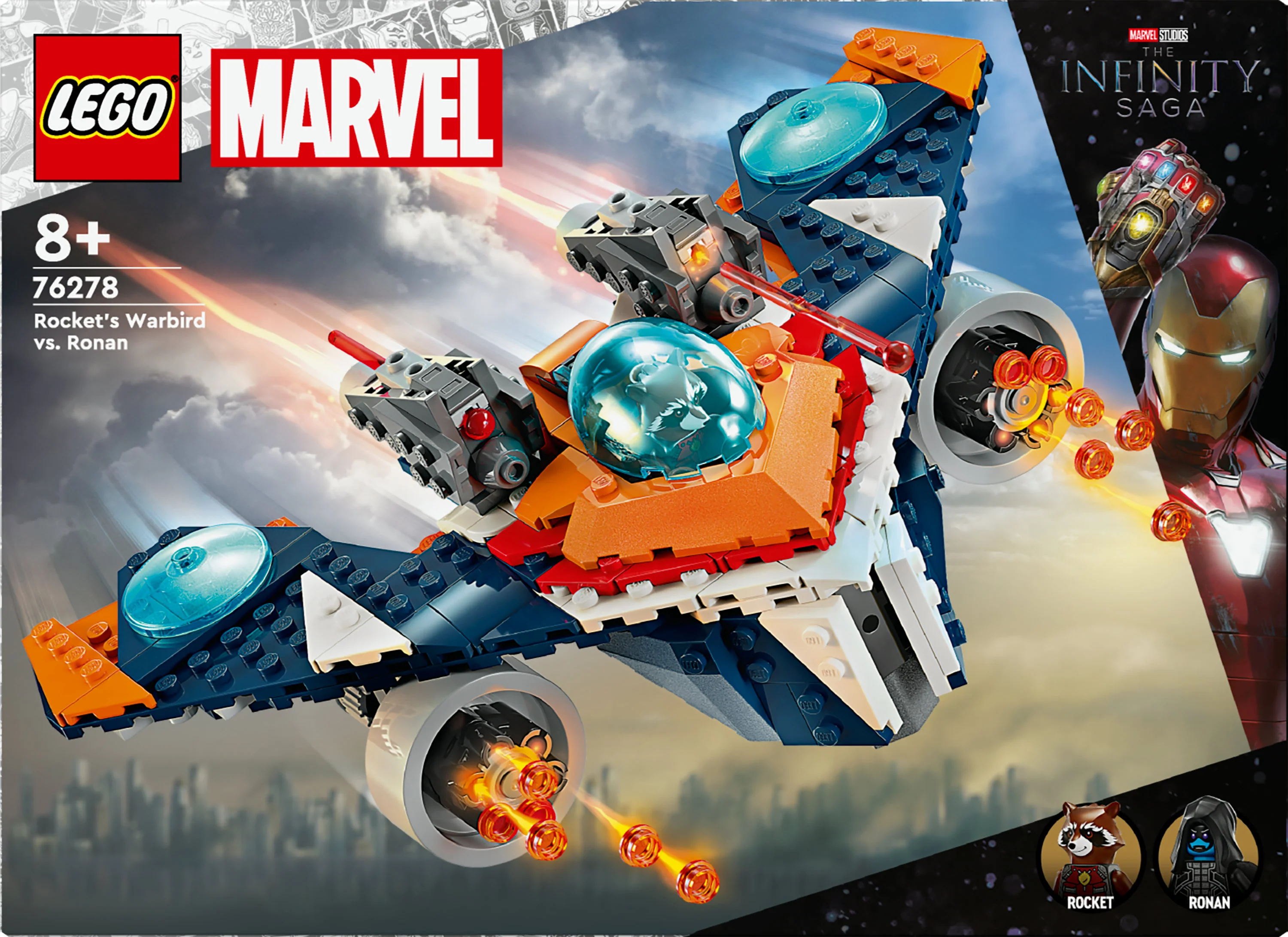 LEGO 76278 Marvel Super Heroes Rockets Rumskib mod Ronan