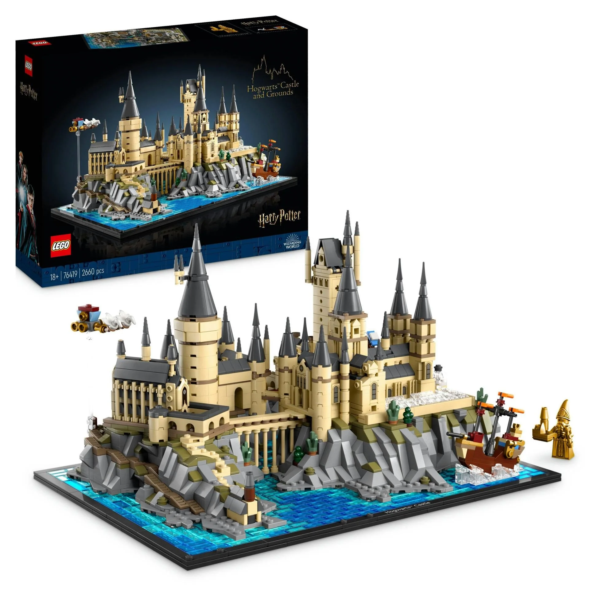 LEGO 76419 Harry Potter Hogwarts Castle with Castle Grounds
