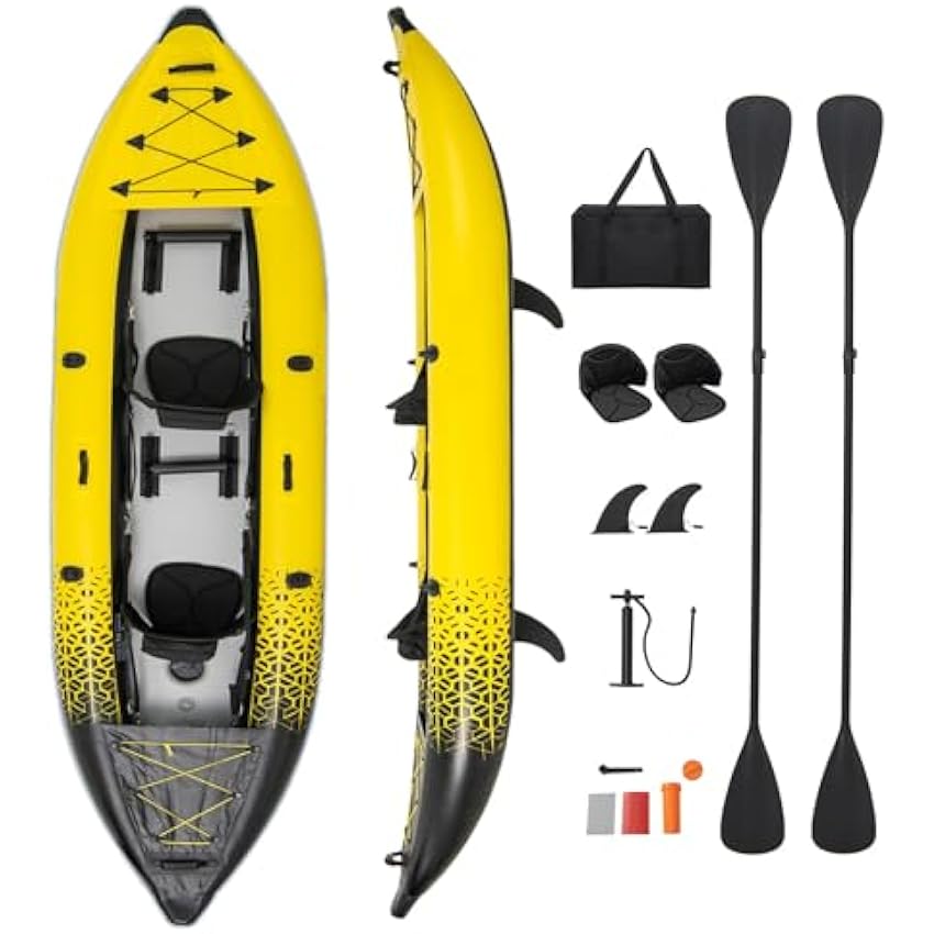 S AFSTAR Inflatable Kayak.2 Person Canoe with 507 lbs Capac