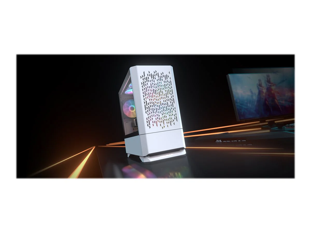 Cougar MG140 Air RGB Tower Micro-ATX Weiß