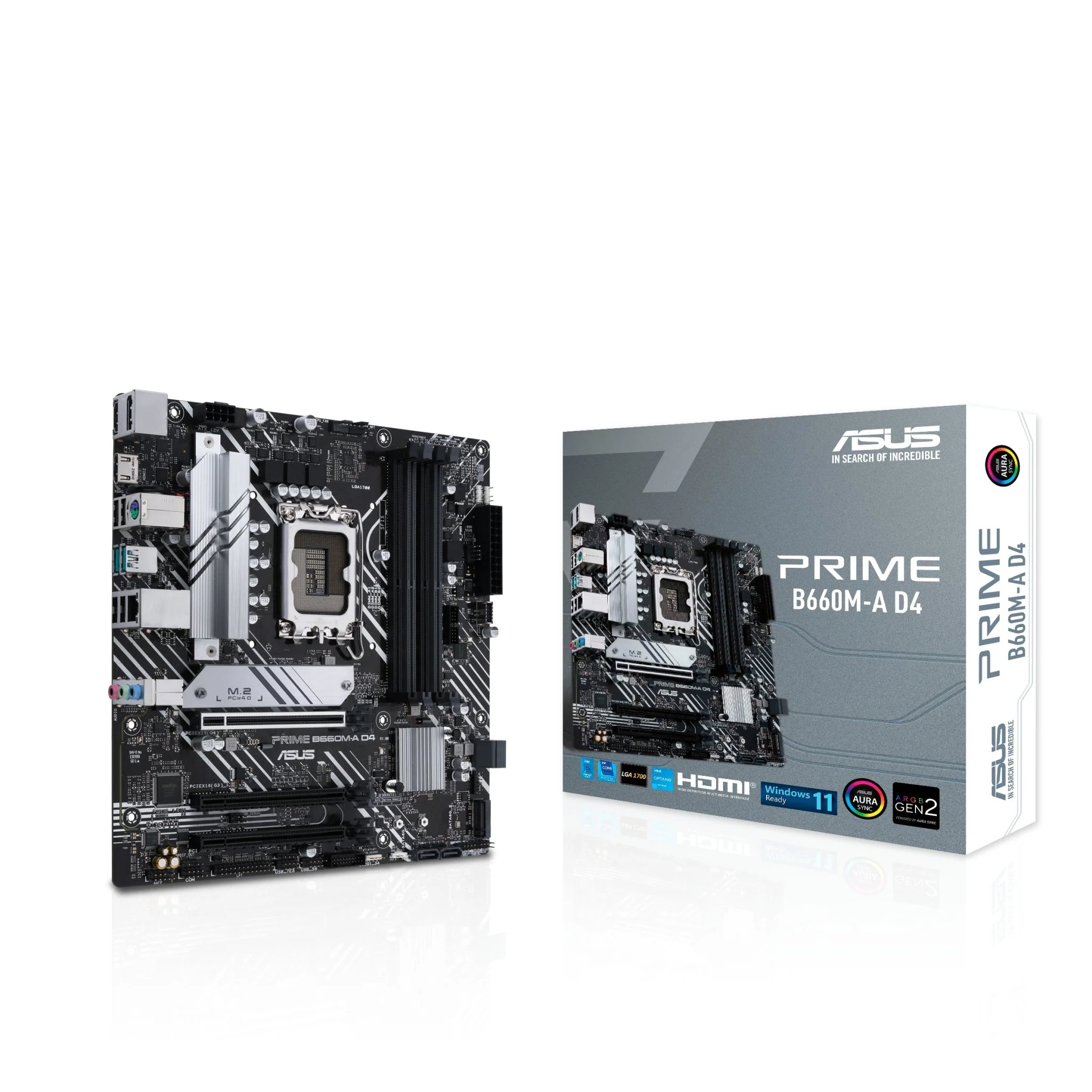 ASUS PRIME B660M-A D4 (mATX. B660. LGA 1700. DDR4)