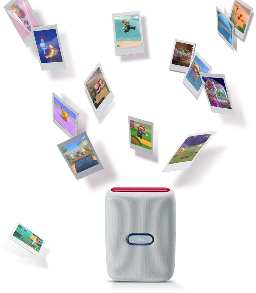 Fuji– Instax Mini Link Kompakter Fotodrucker– Pokemon Special Bundle Kit