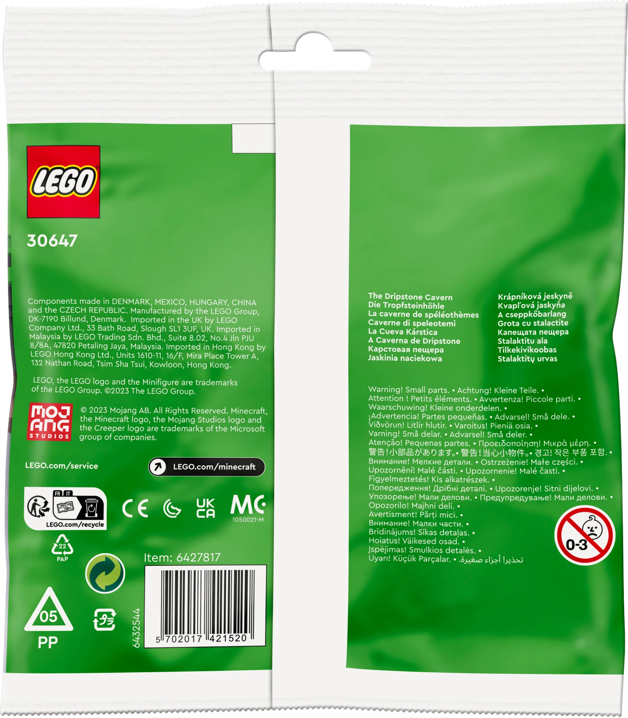 LEGO 30647 Minecraft Dripstone hule