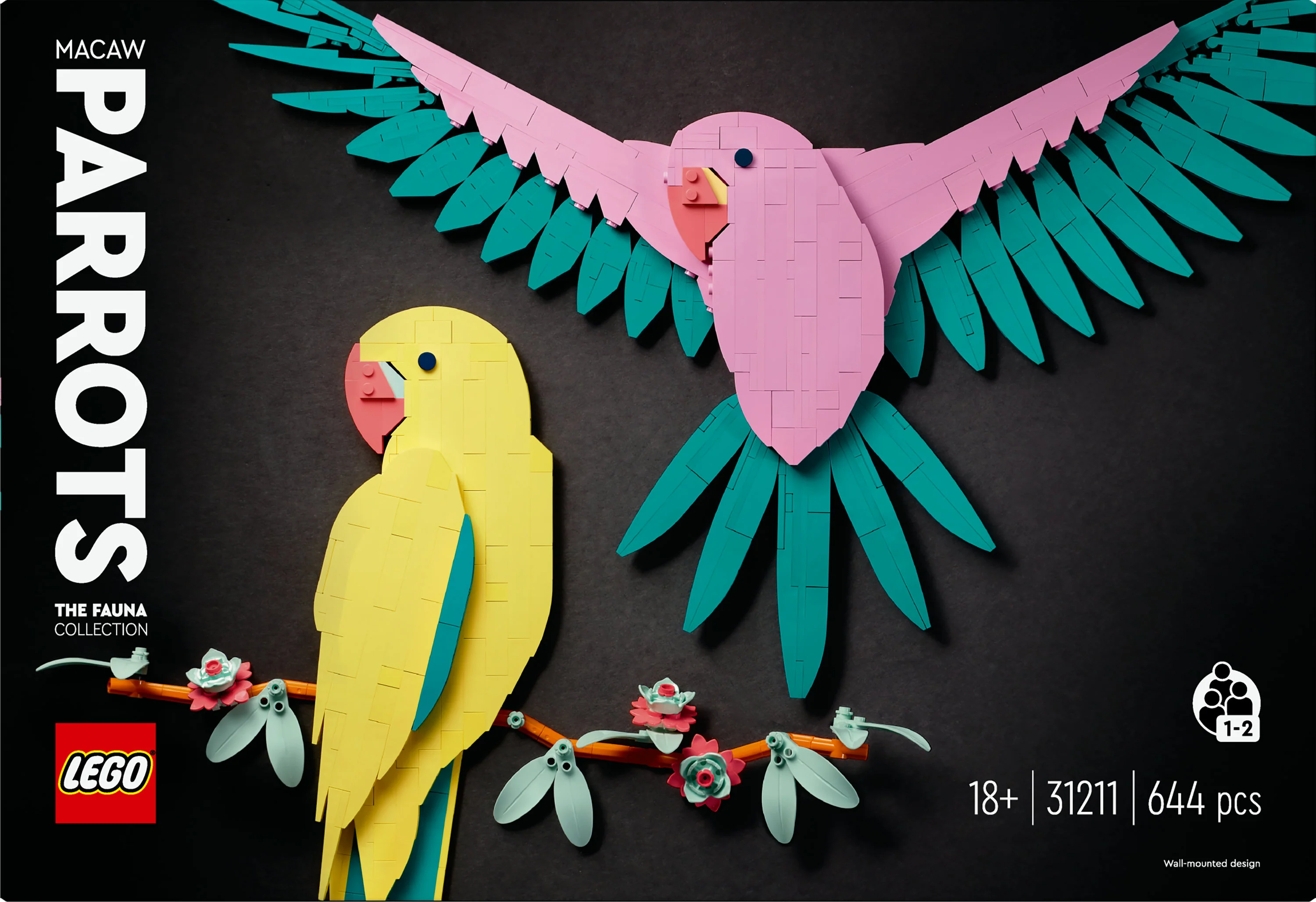 LEGO ART - The Fauna Samling – Ara papegøjer (31211)