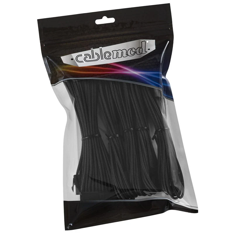 CableMod Classic ModMesh Kabelverlängerungsset – 8+8-Serie – schwarz