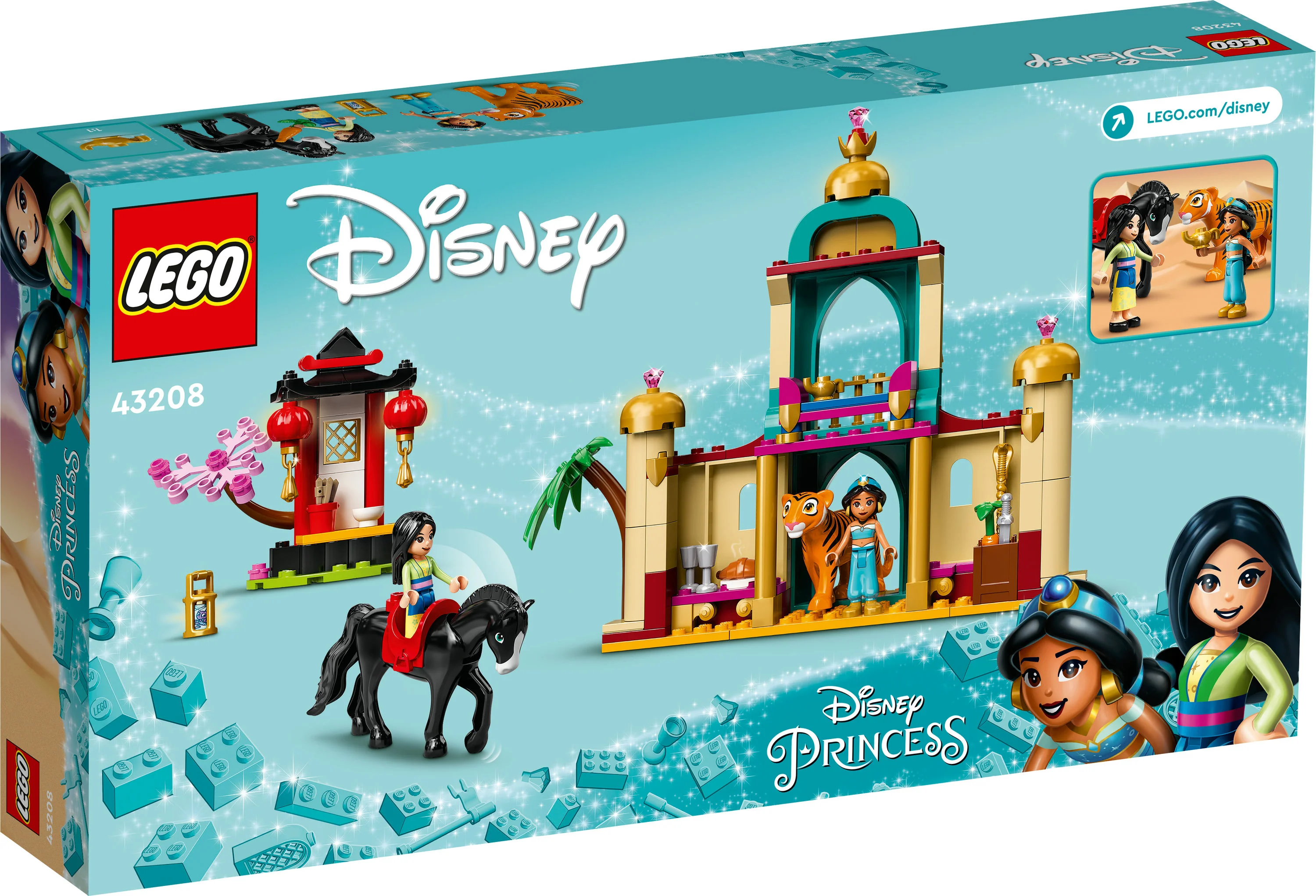 LEGO DP Jasmine og Mulan's Eventyr - 43208