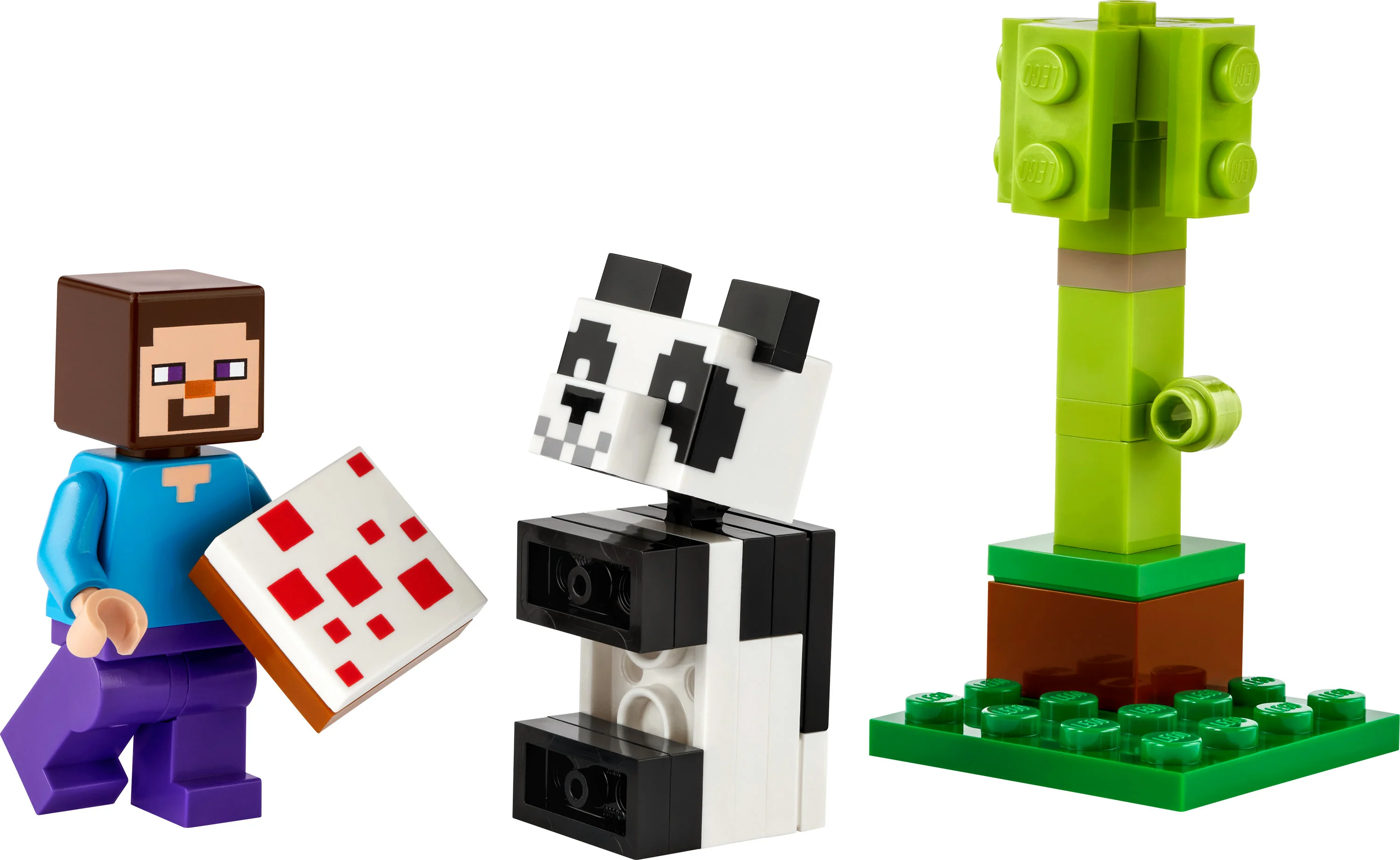 LEGO 30672 Minecraft Steve med Baby Panda