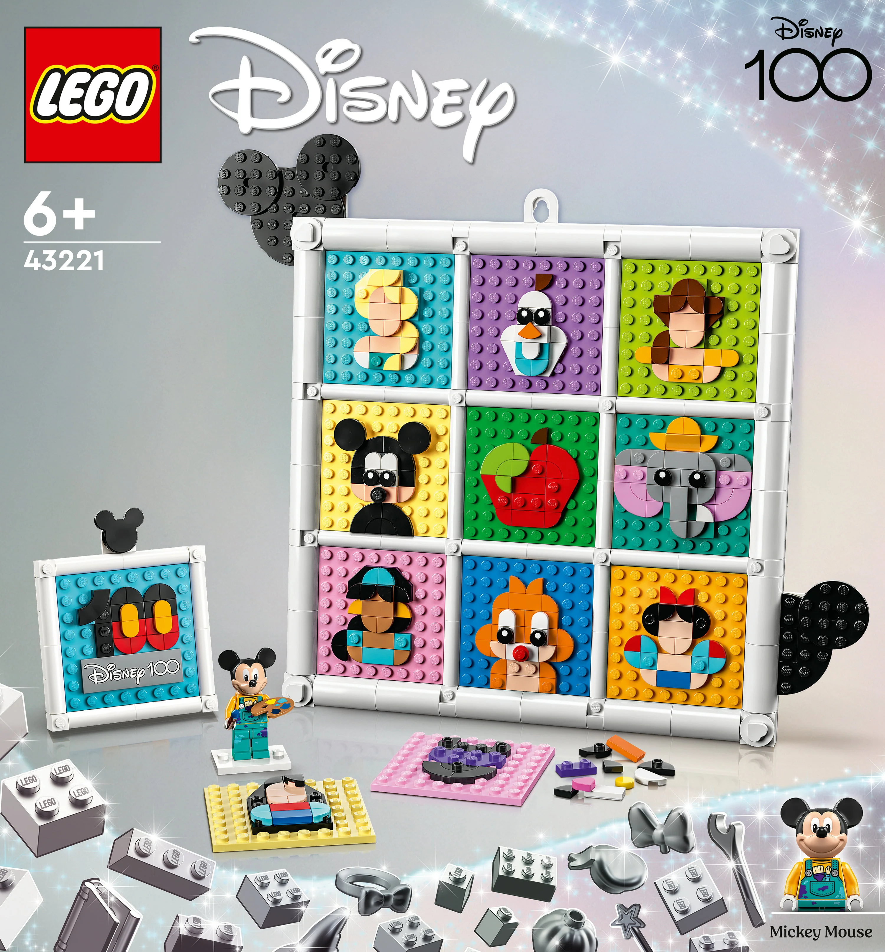 LEGO 43221 Disney 100 år Disney Animerede Ikoner