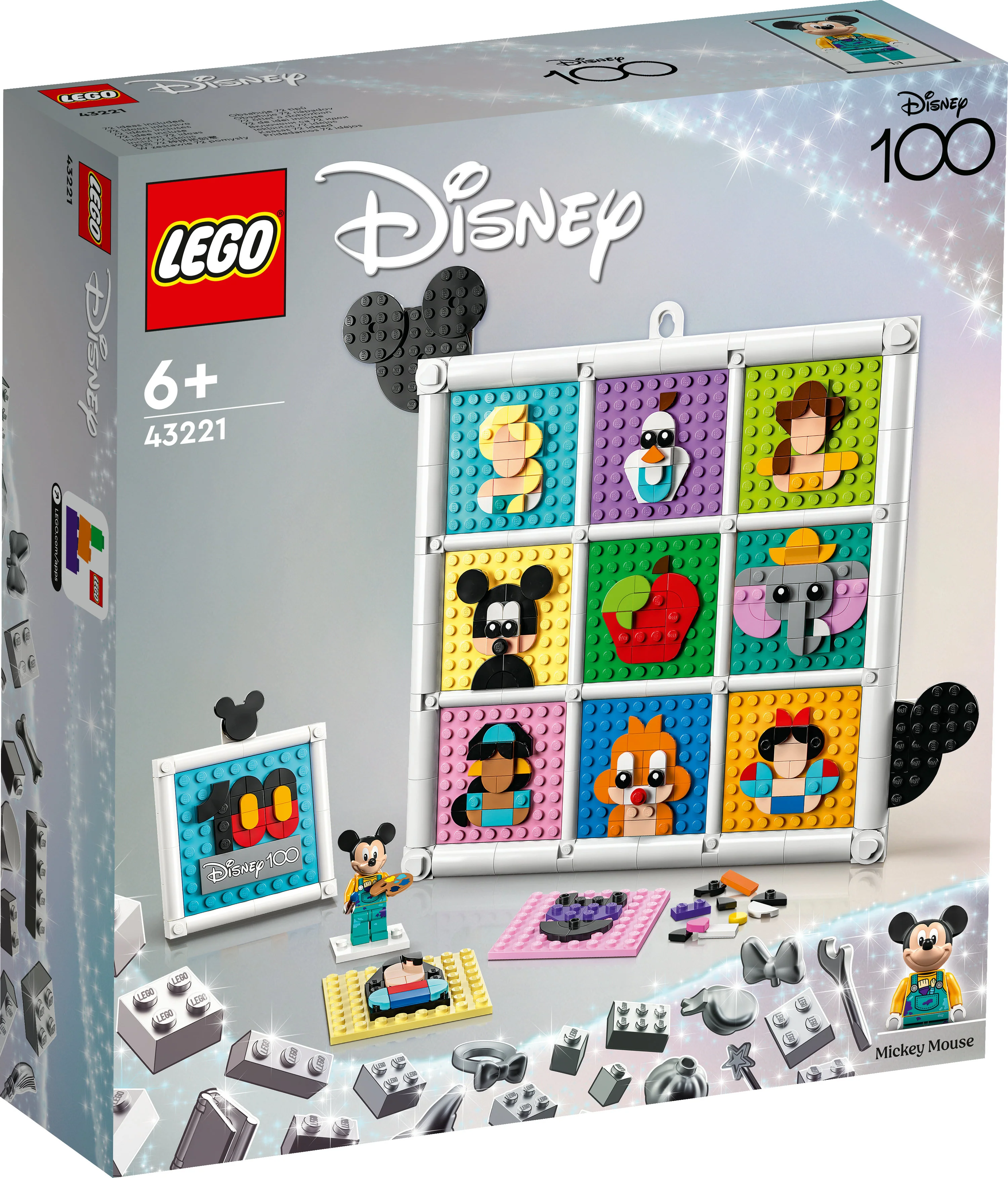 LEGO 43221 Disney 100 år Disney Animerede Ikoner