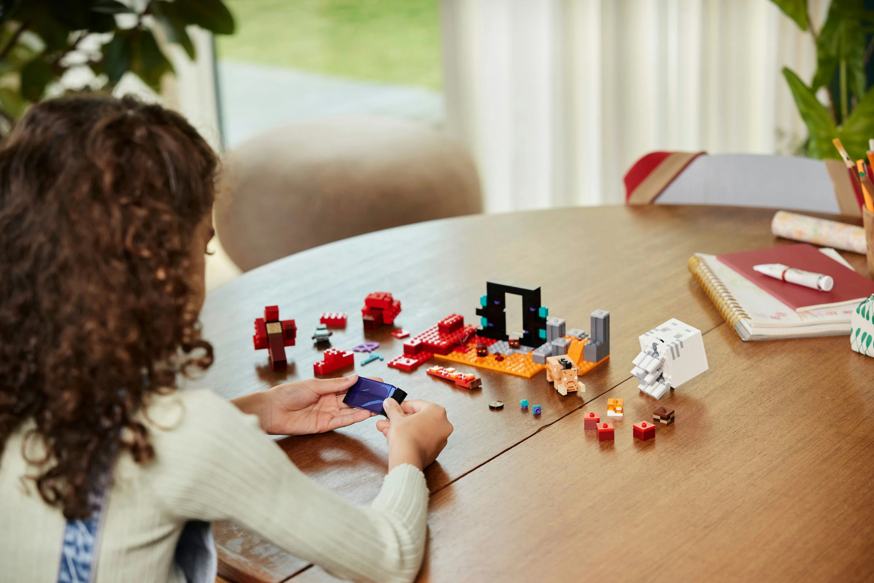 LEGO Minecraft - The Nether Potal Overfald