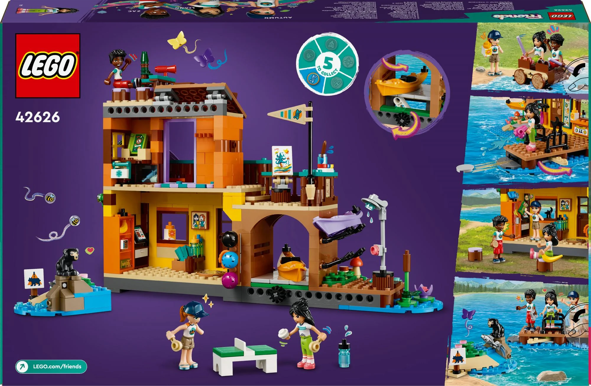 LEGO 42626 Friends Adventure Camp with Kayak